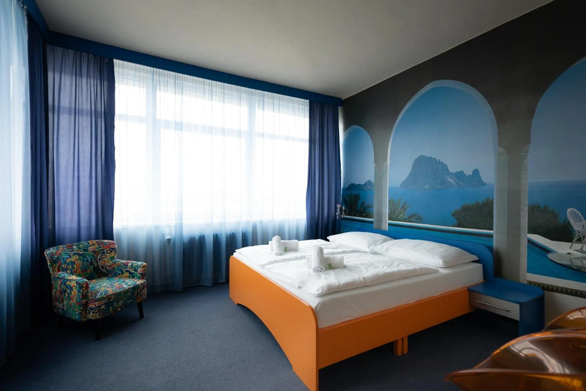 Bed in Hotel Liberec