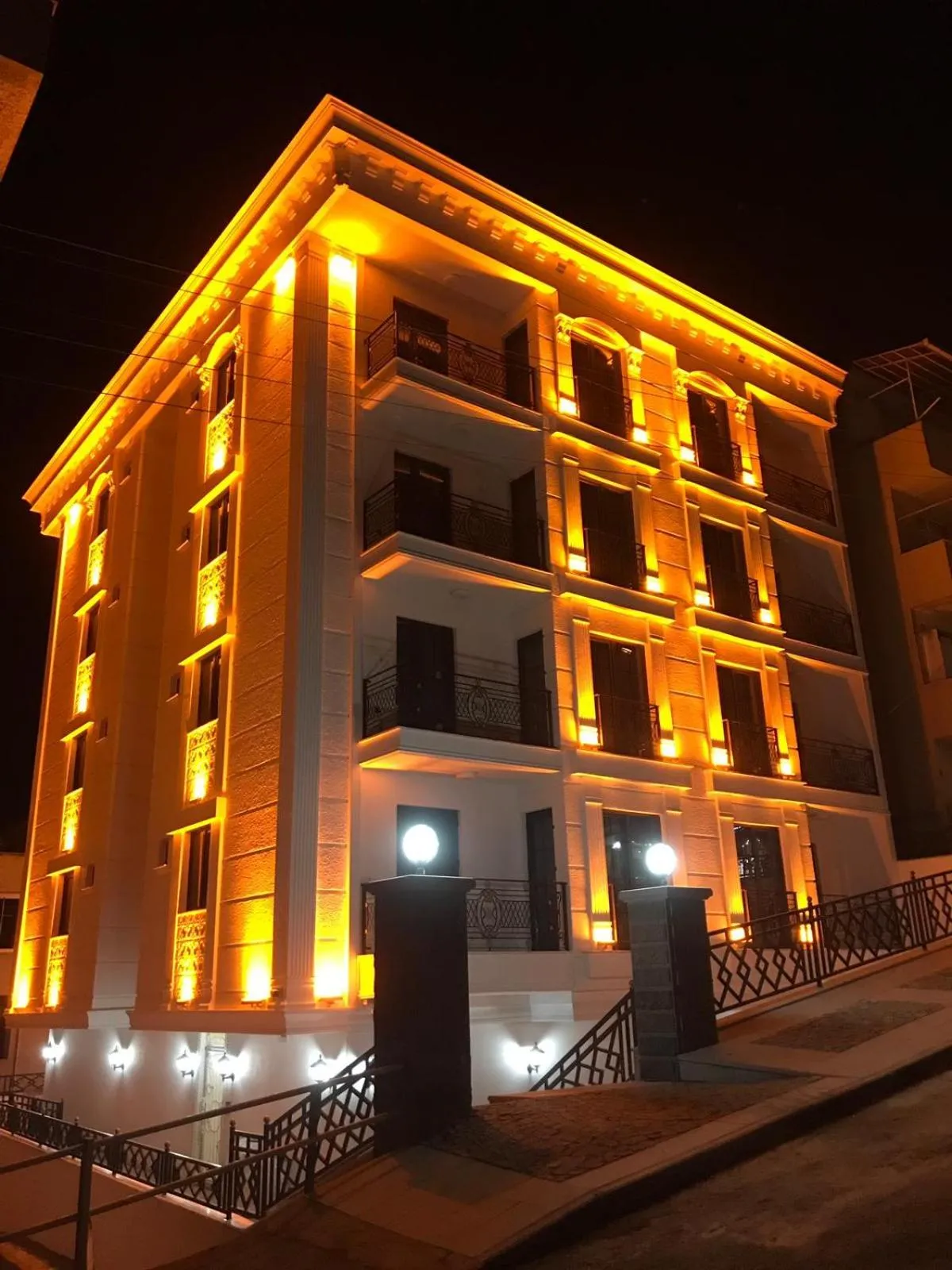Property building in White Golden Suite Hotel