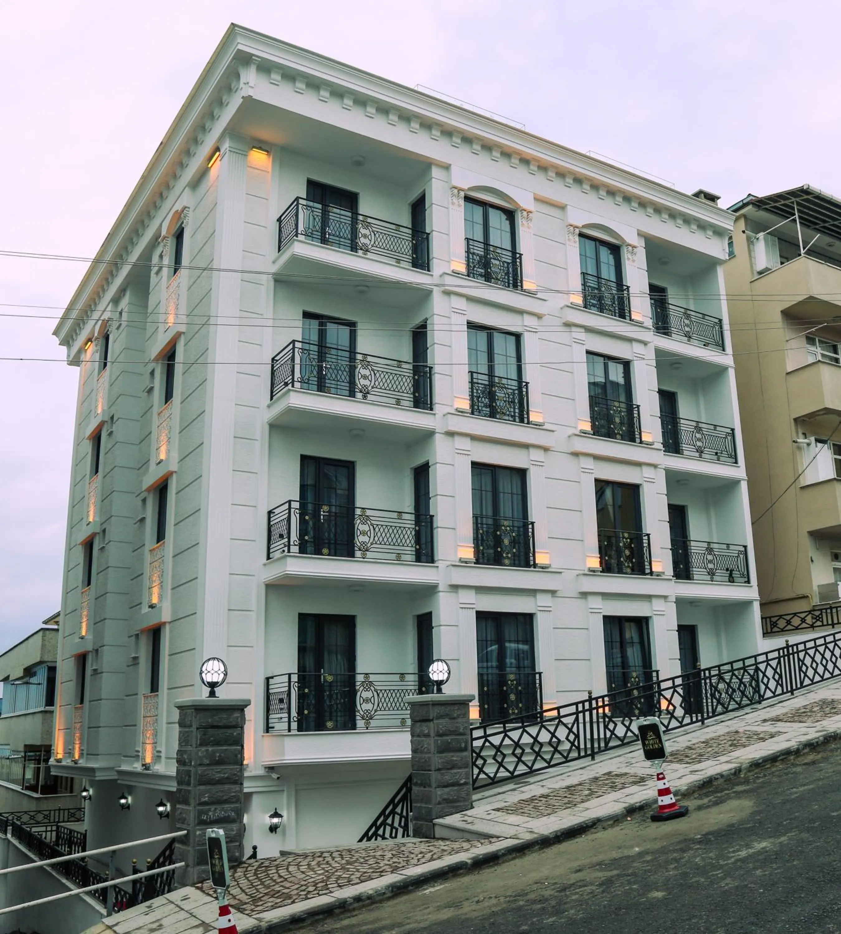 Property building in White Golden Suite Hotel