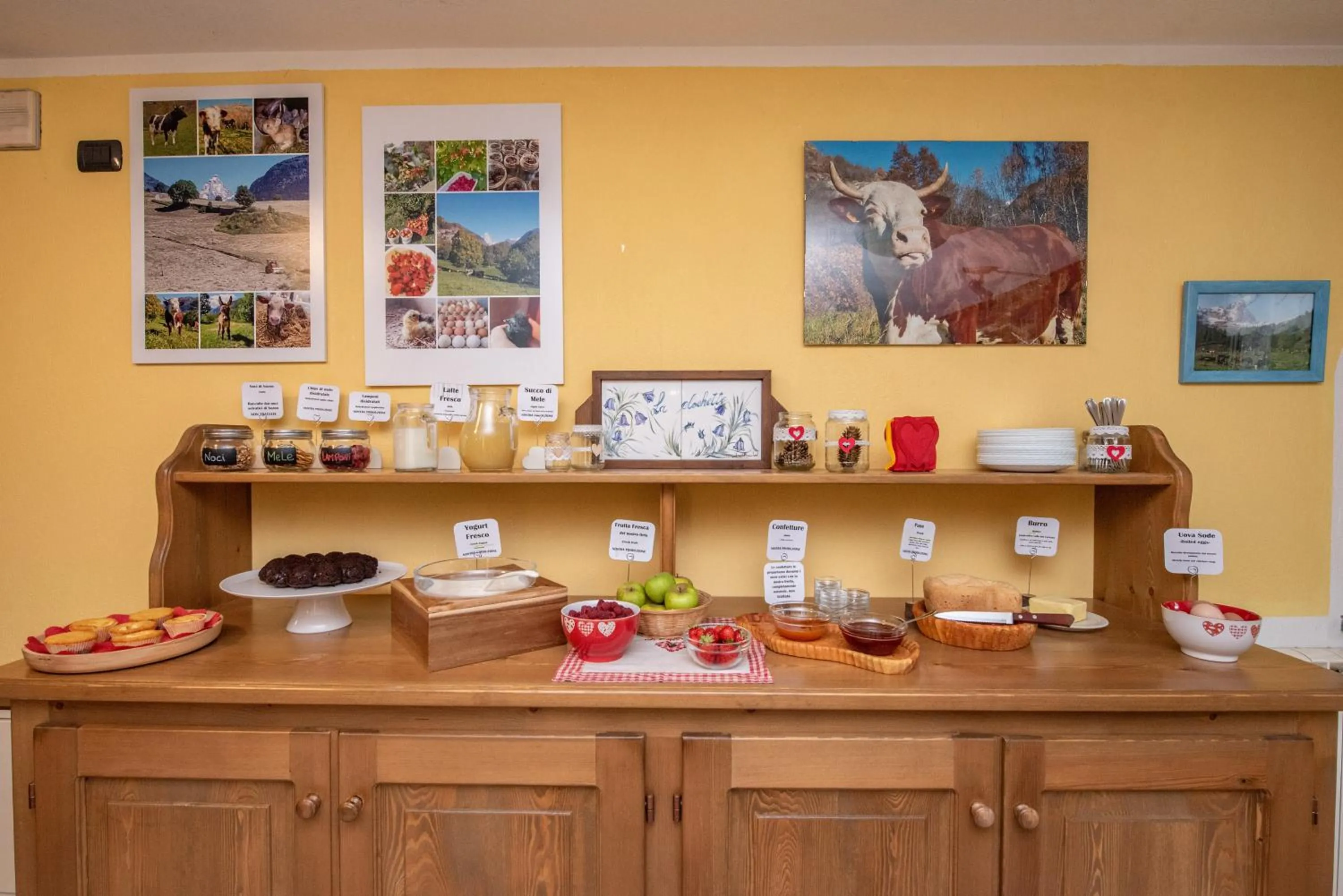 Breakfast in Agriturismo La Clochette