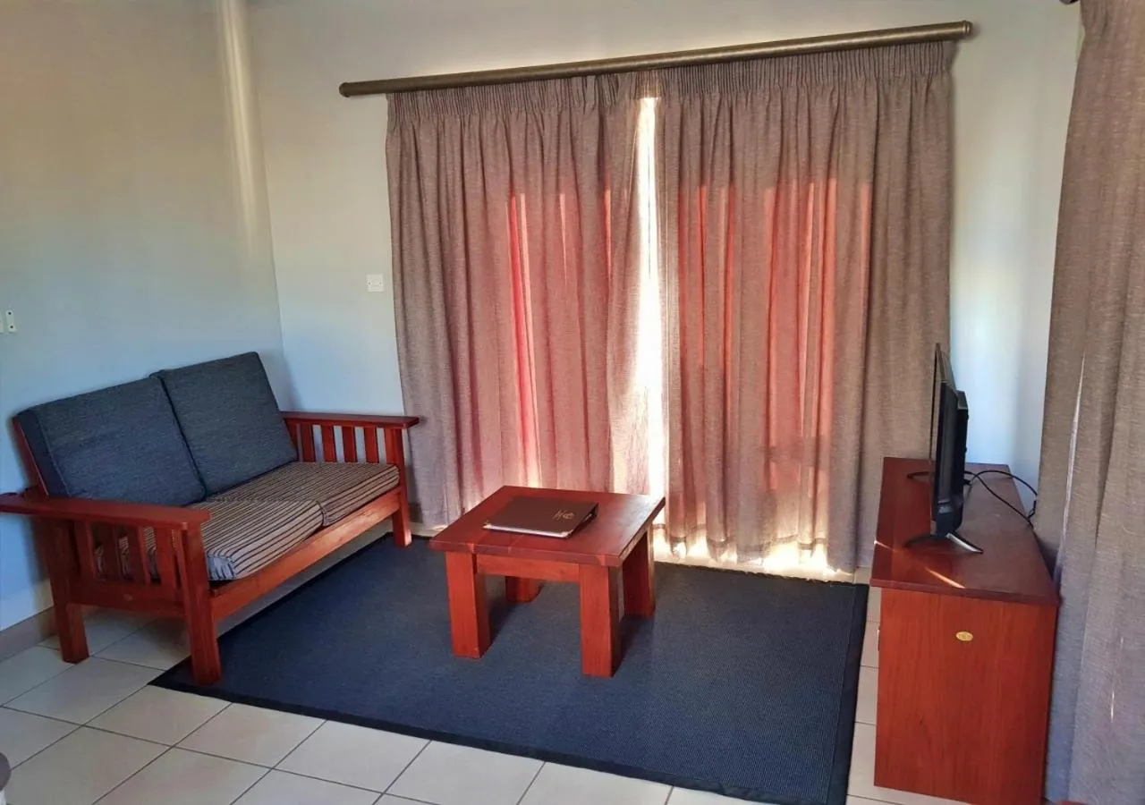 Seating area in Tlou Safari Lodge