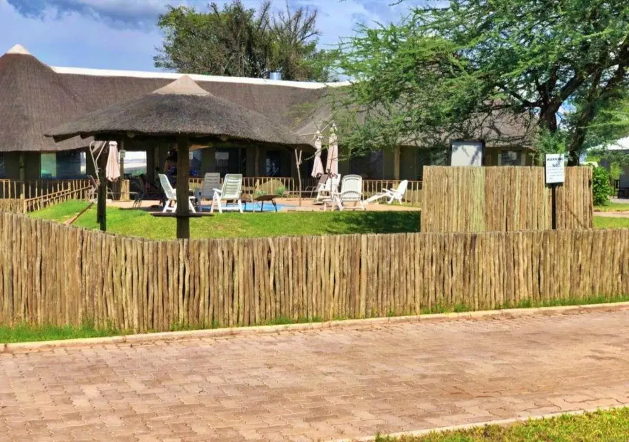 Swimming pool in Tlou Safari Lodge Swimming pool in Tlou Safari Lodge