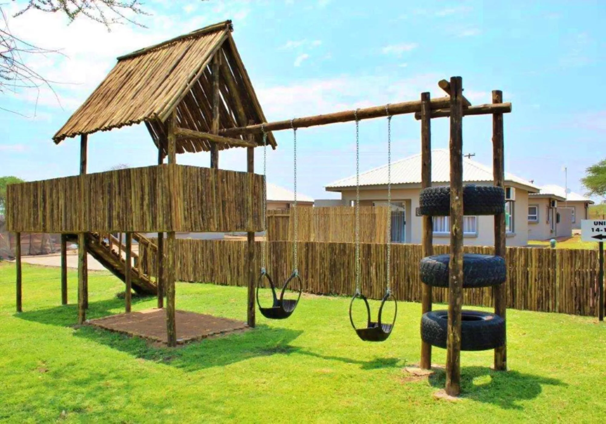 Children play ground in Tlou Safari Lodge