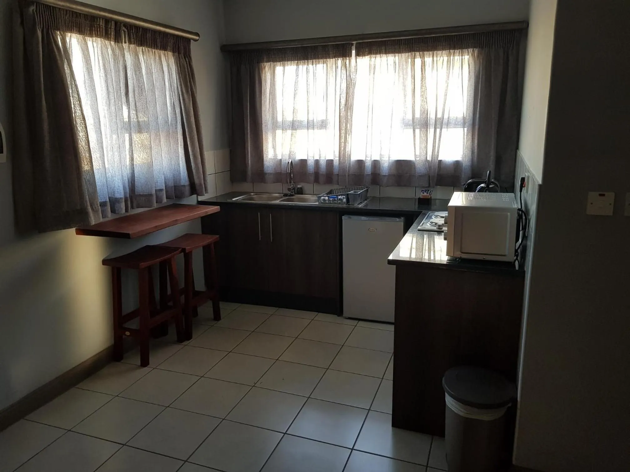 Kitchen or kitchenette in Tlou Safari Lodge