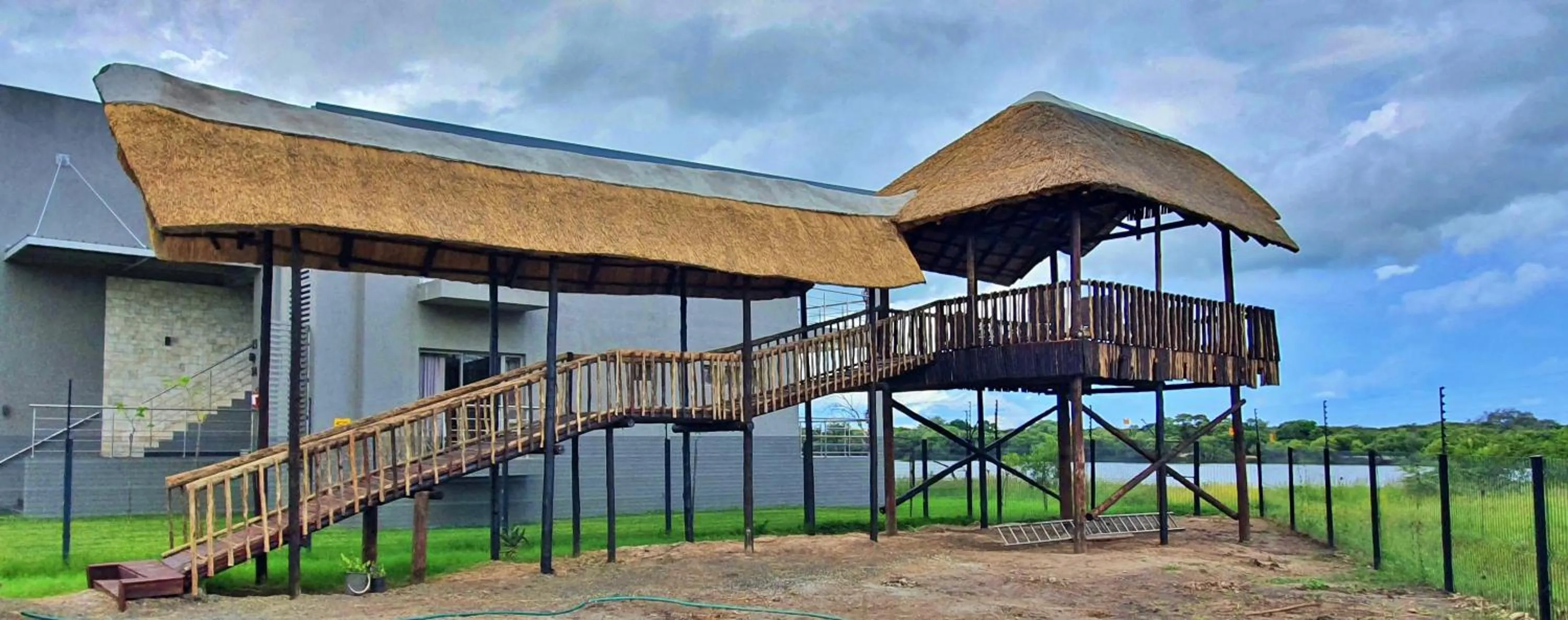 River view in Tlou Safari Lodge