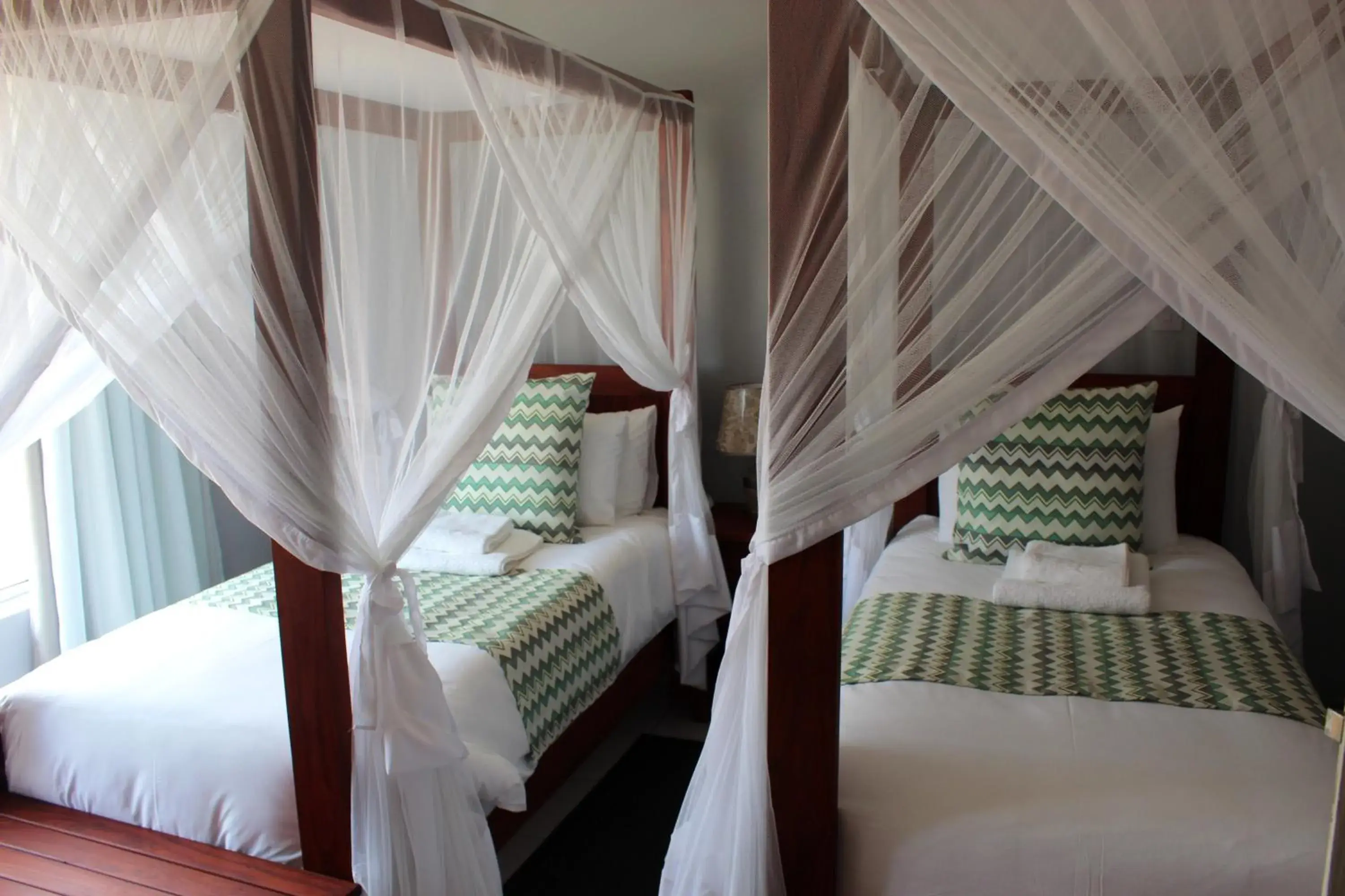 Bedroom, Bed in Tlou Safari Lodge Bedroom, Bed in Tlou Safari Lodge