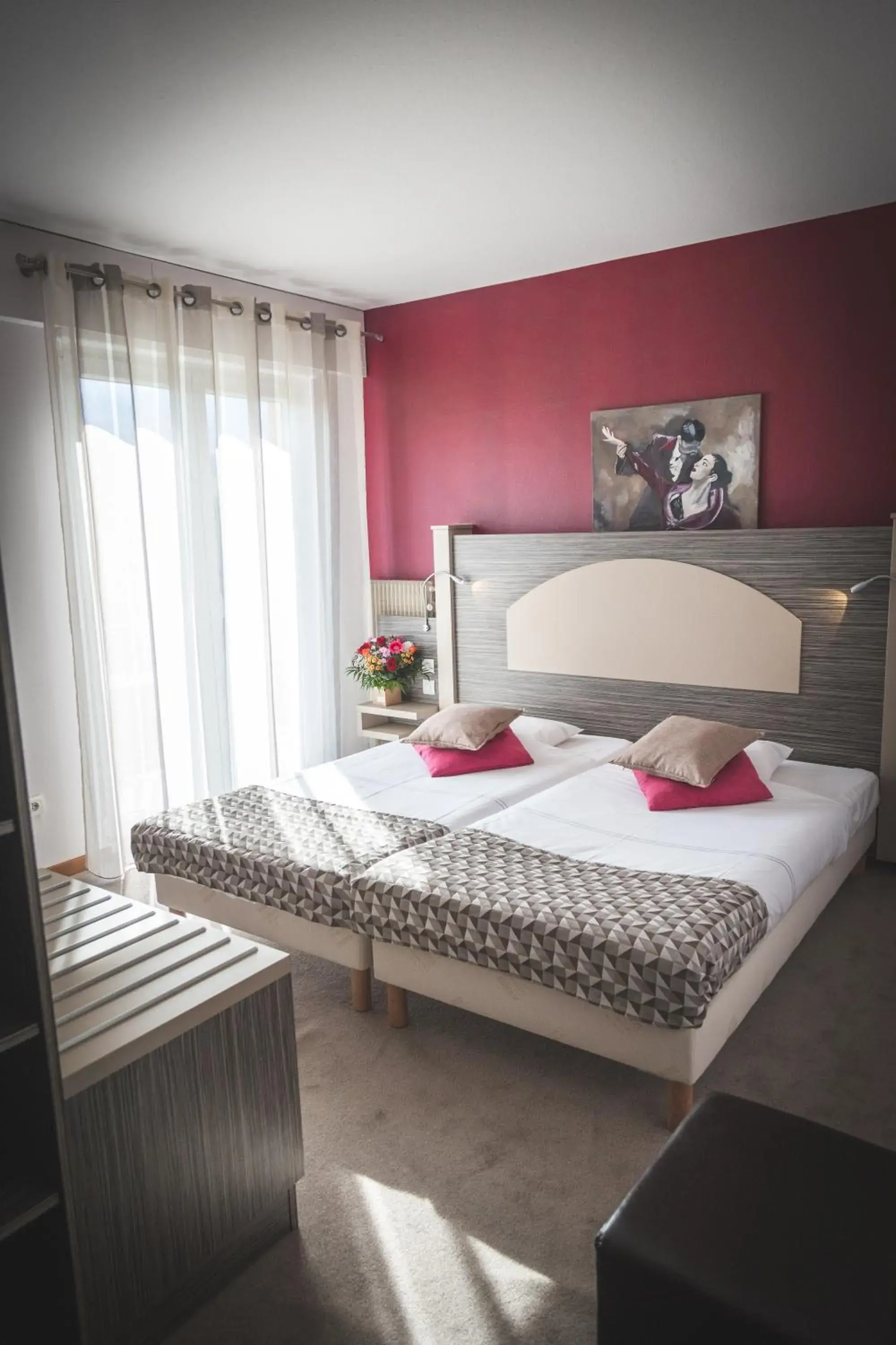 Twin Room in Hôtel du Bollenberg - Restaurant "Côté Plaine" - Spa de la Colline Twin Room in Hôtel du Bollenberg - Restaurant "Côté Plaine" - Spa de la Colline