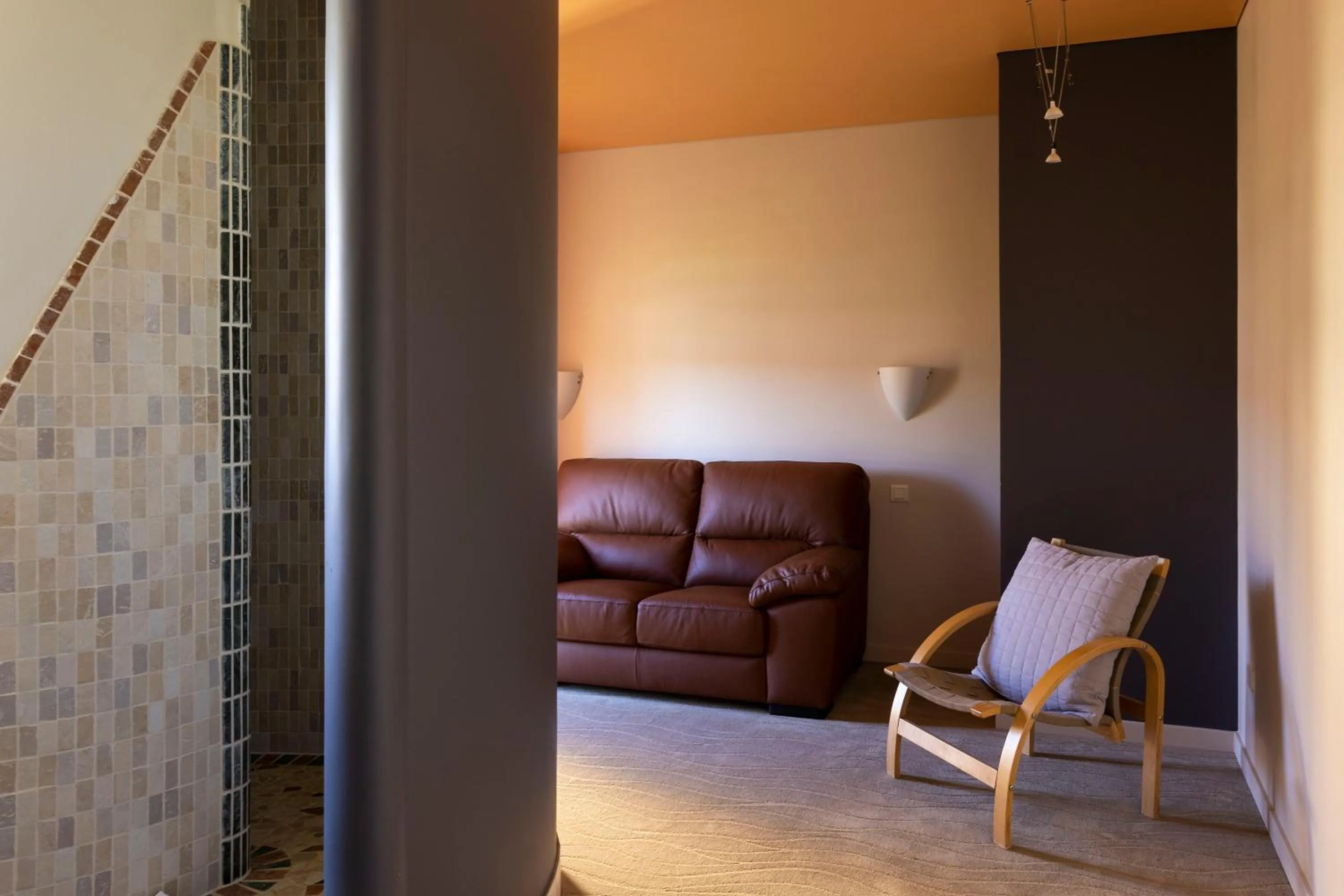 Living room in Hôtel du Bollenberg - Restaurant "Côté Plaine" - Spa de la Colline