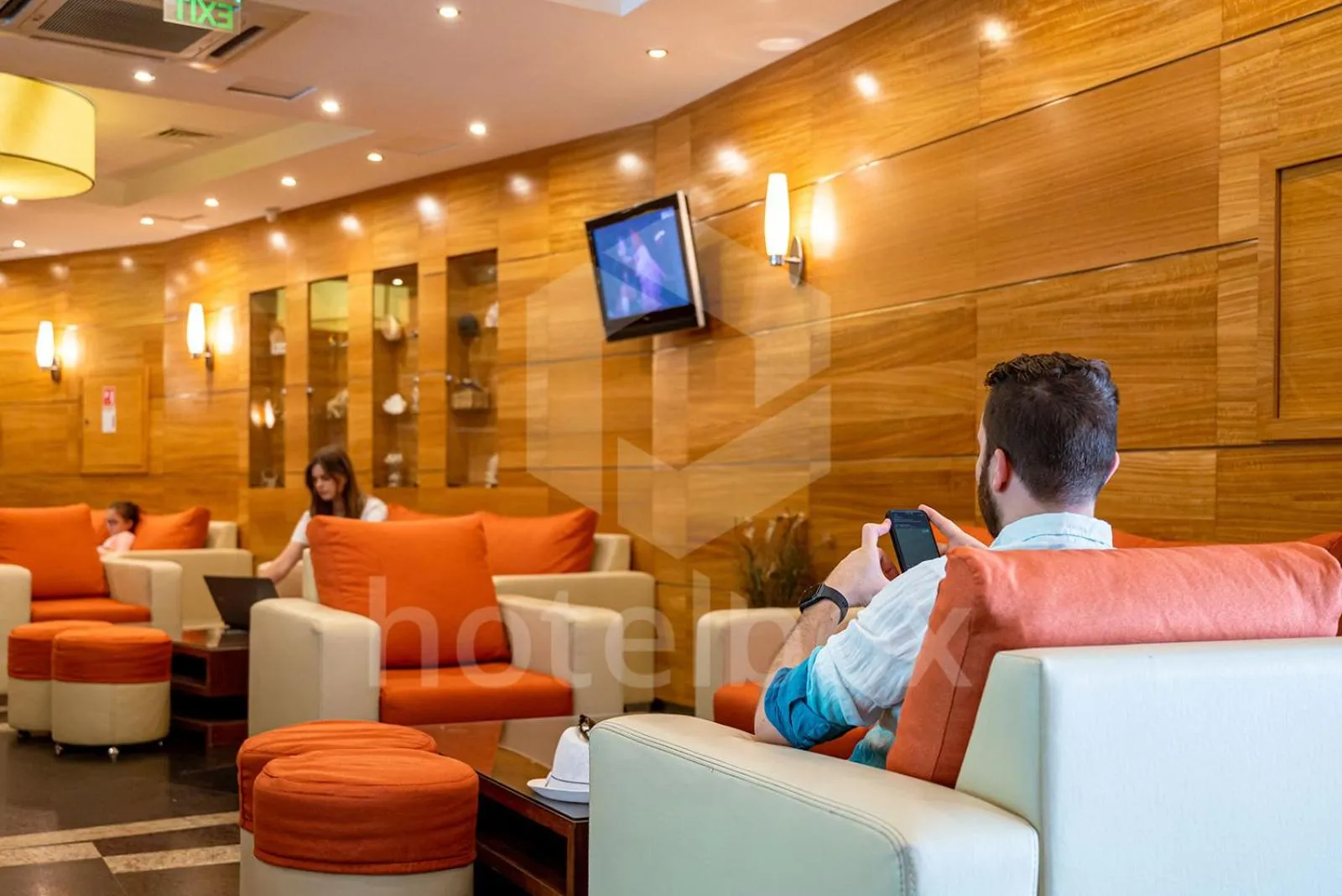 Lobby or reception in Briz Beach Apartments