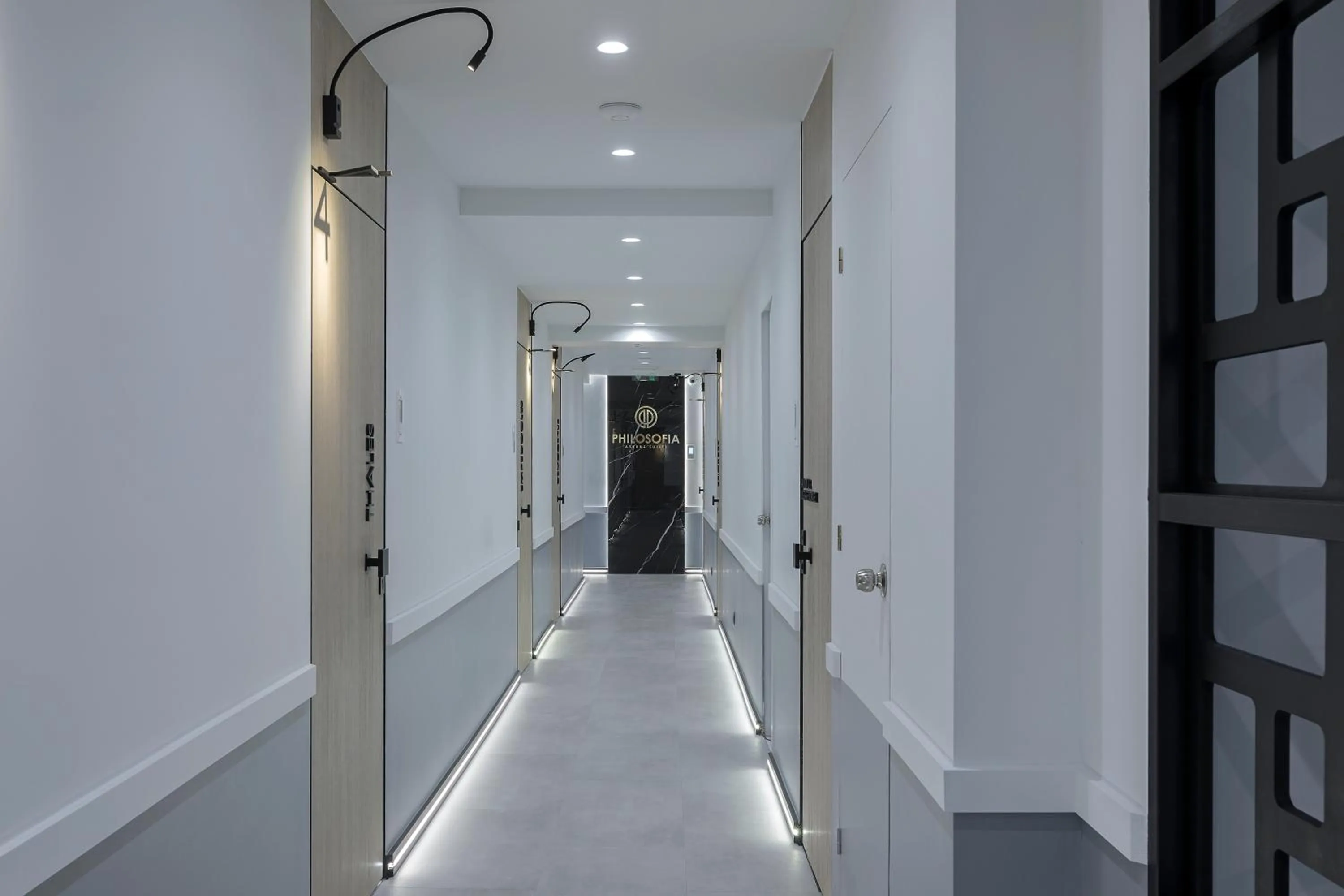 Decorative detail in Philosofia Athens Suites