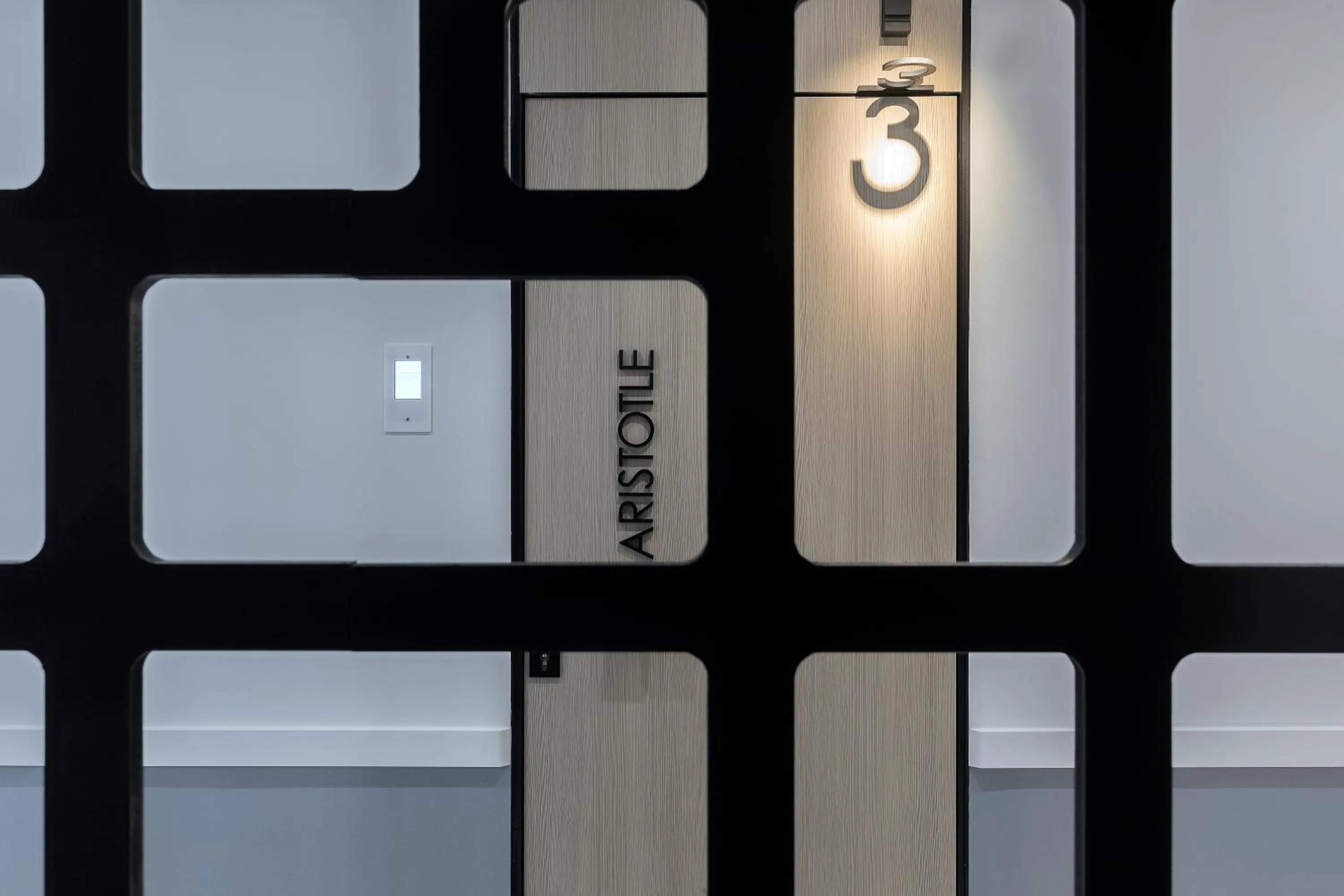 Decorative detail in Philosofia Athens Suites