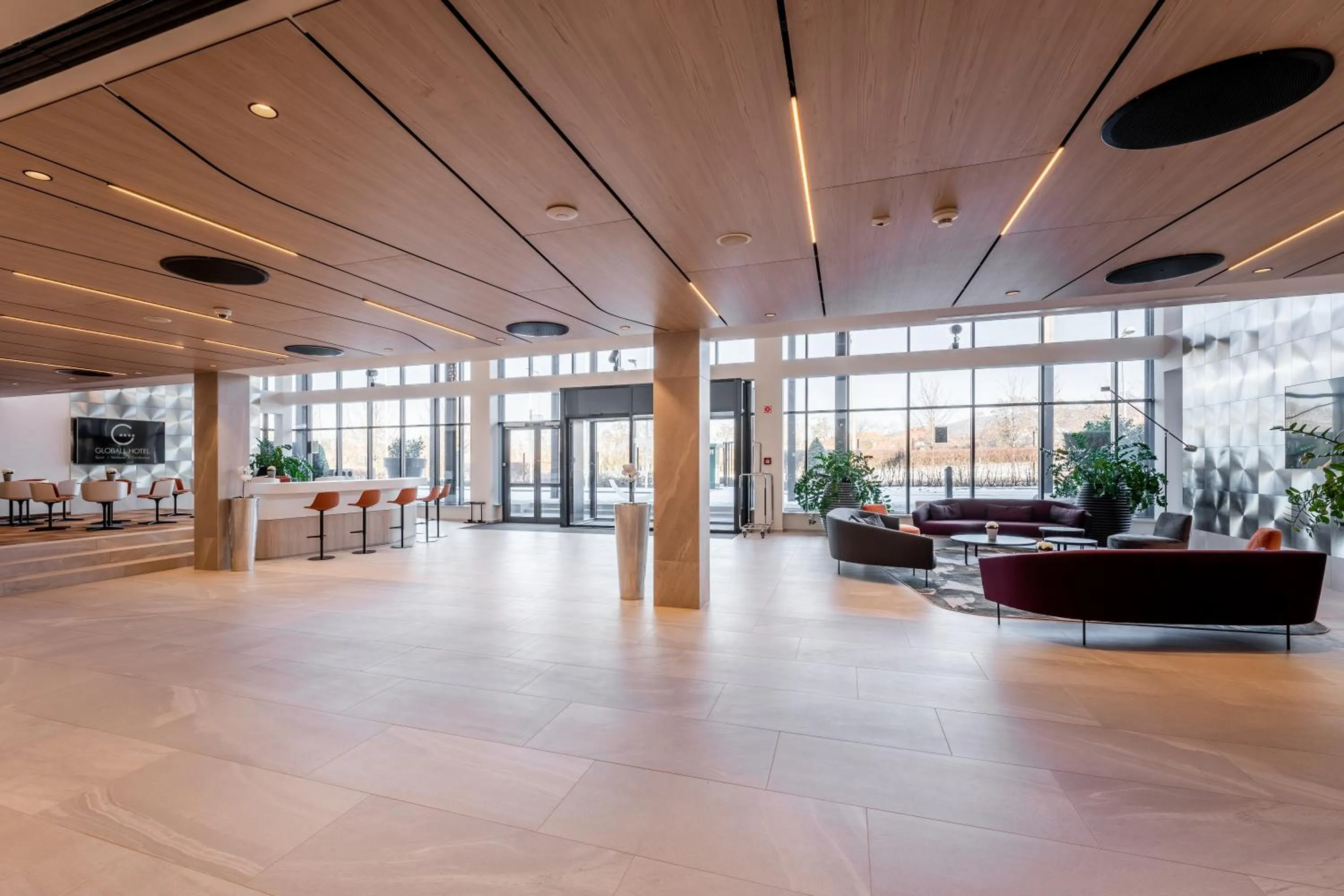 Lobby or reception in Globall Hotel