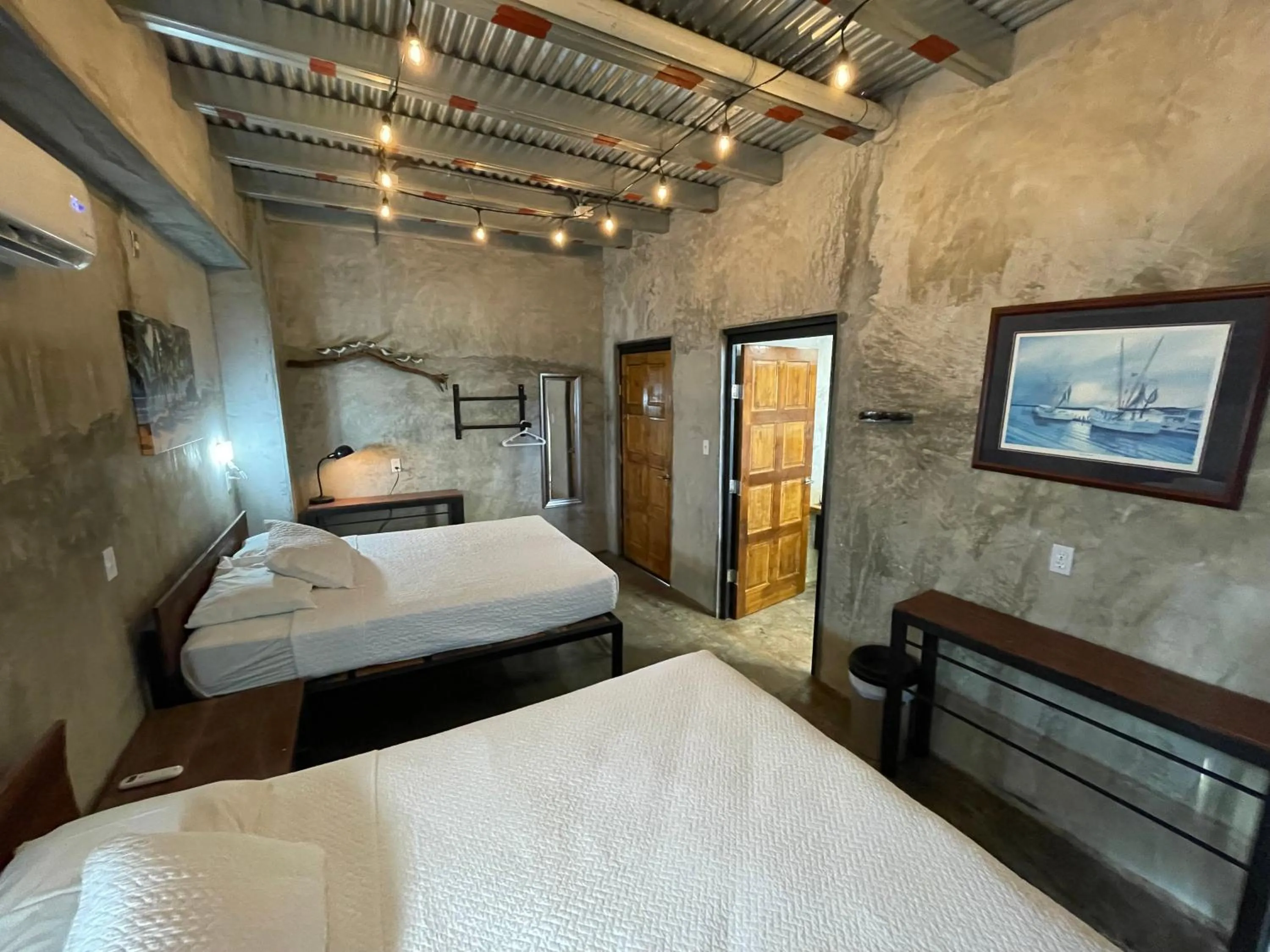Bed in San Carlos Surf Resort & Eco Lodge