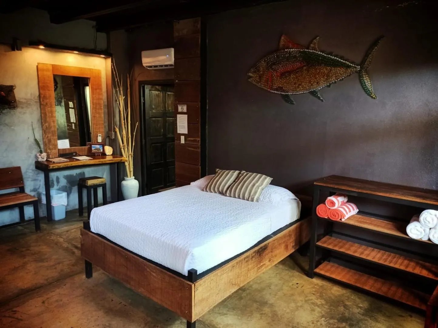 Bed in San Carlos Surf Resort & Eco Lodge