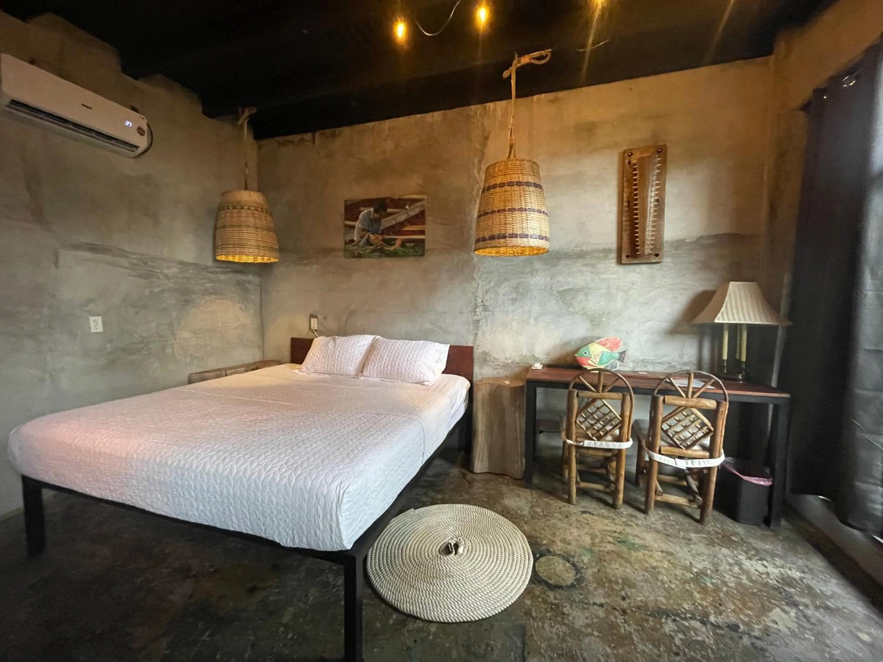 Bed in San Carlos Surf Resort & Eco Lodge