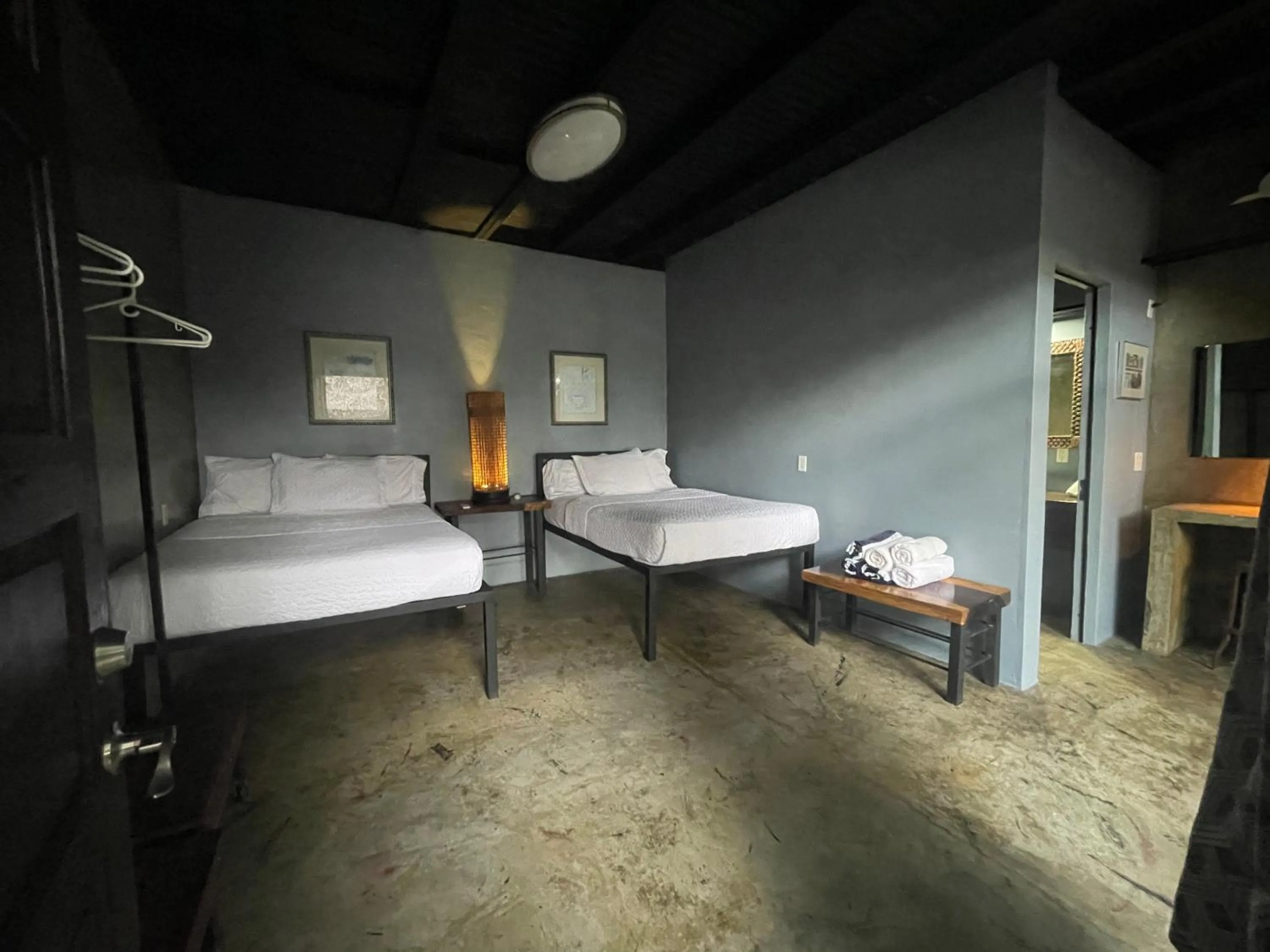 Bed in San Carlos Surf Resort & Eco Lodge