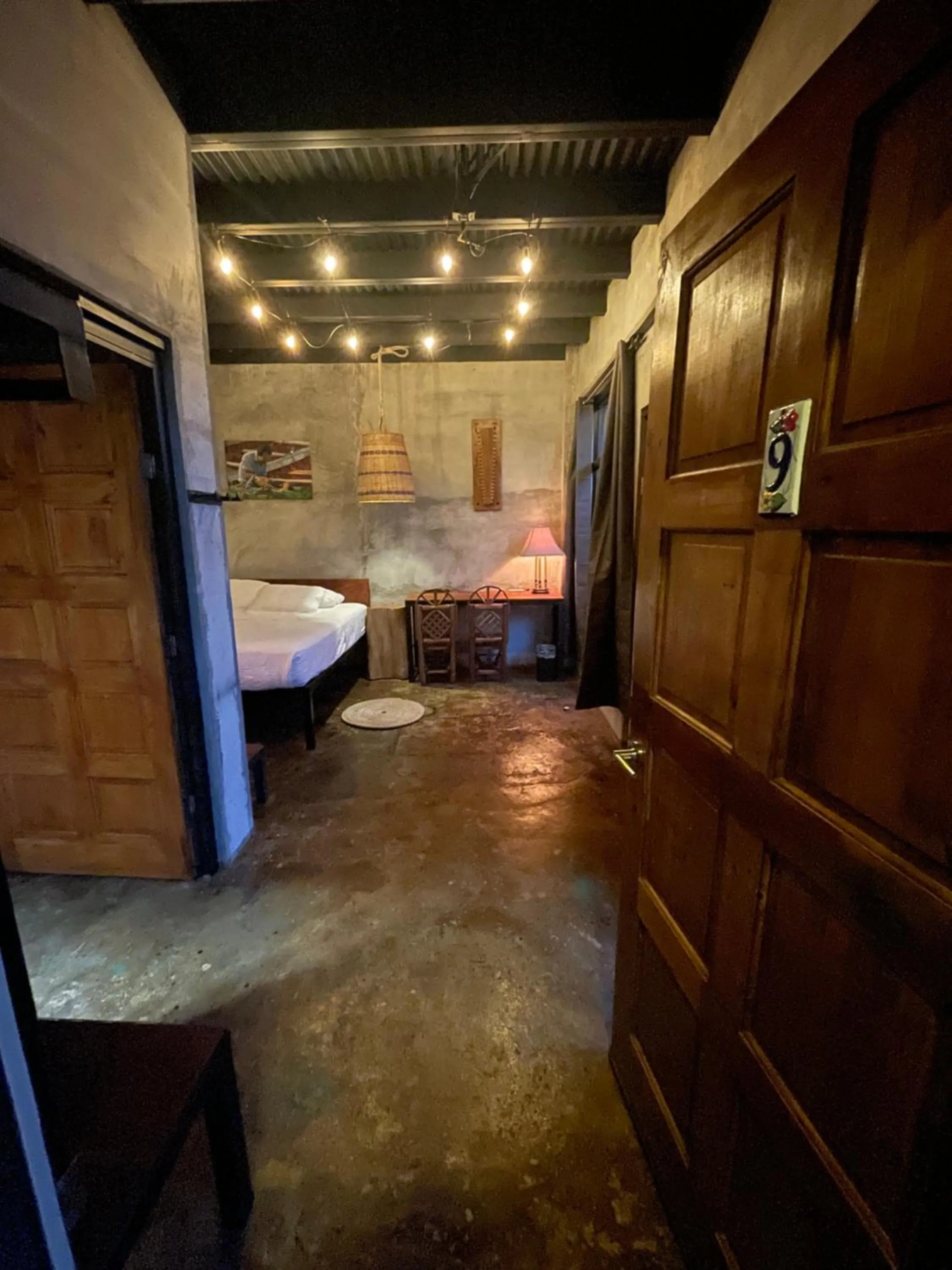 Bed in San Carlos Surf Resort & Eco Lodge