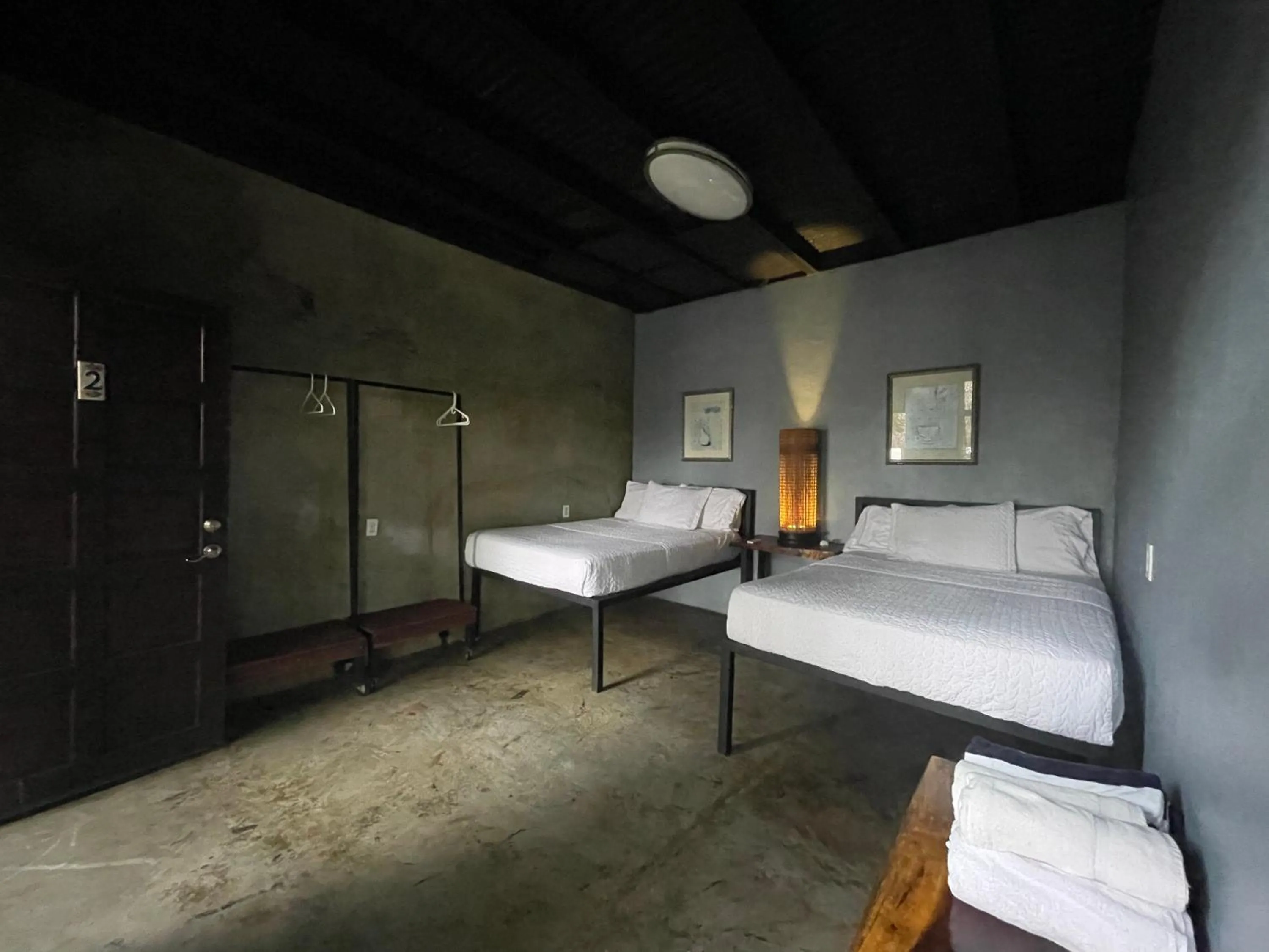 Bed in San Carlos Surf Resort & Eco Lodge