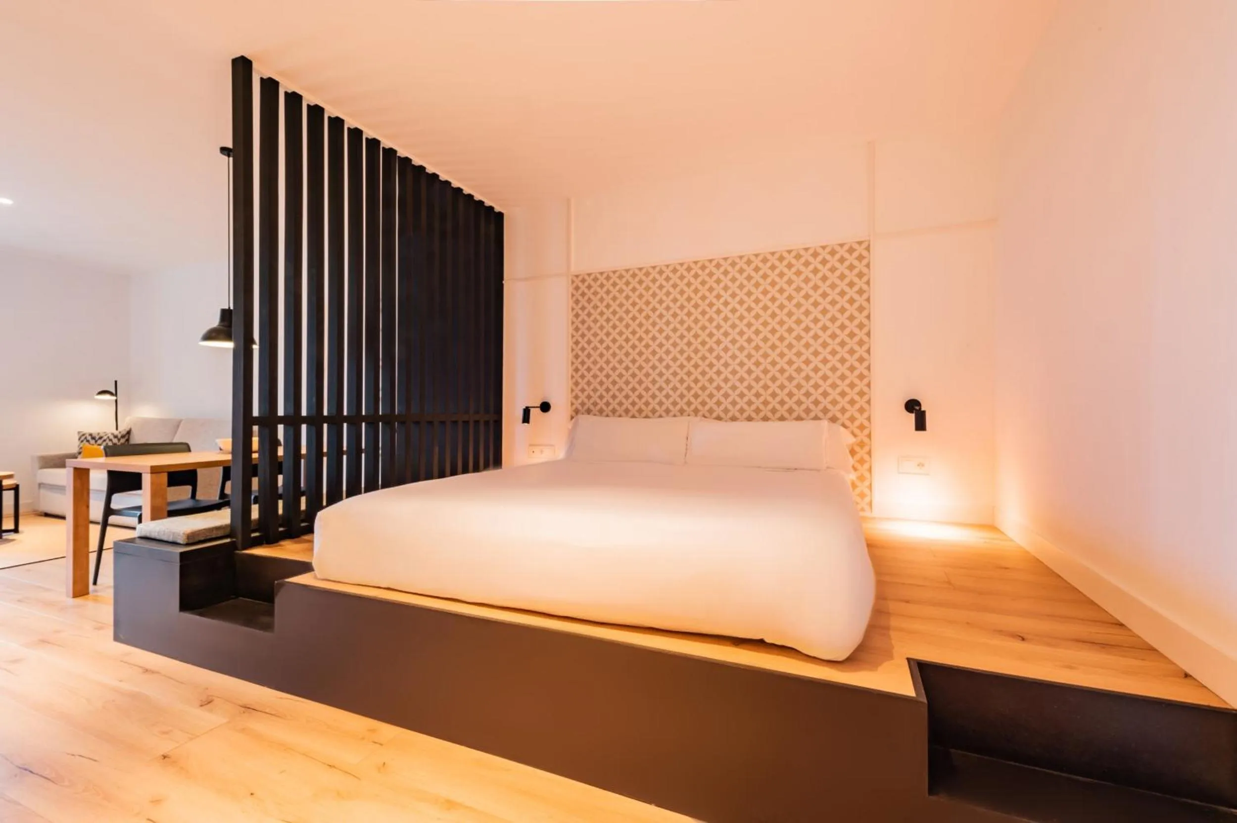 Bedroom, Bed in Port Plaza Apartments