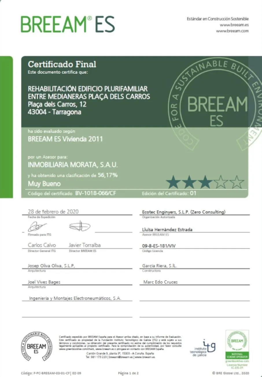 Certificate/Award in Port Plaza Apartments