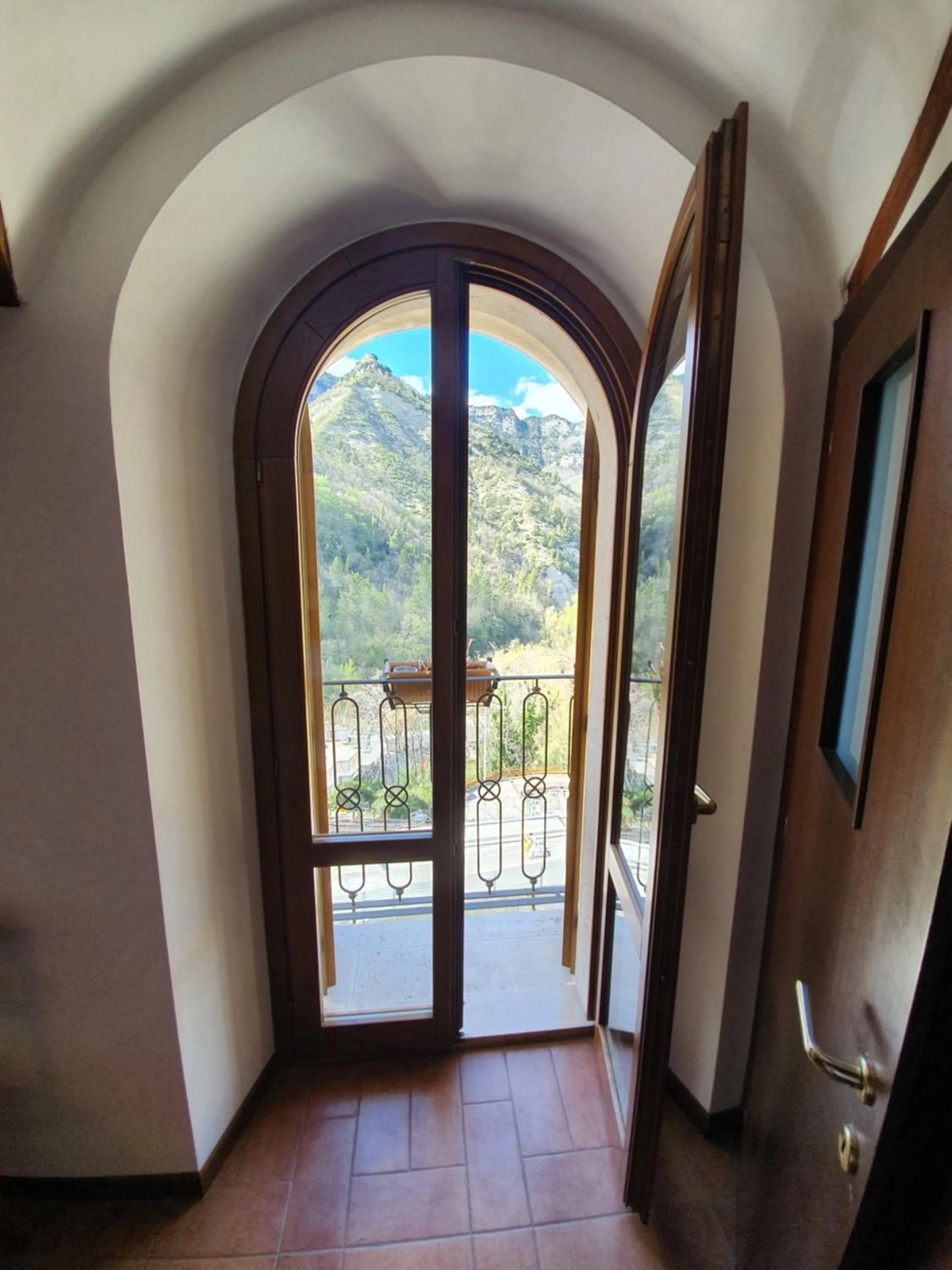 Balcony/Terrace in Albergo Ristorante Terme