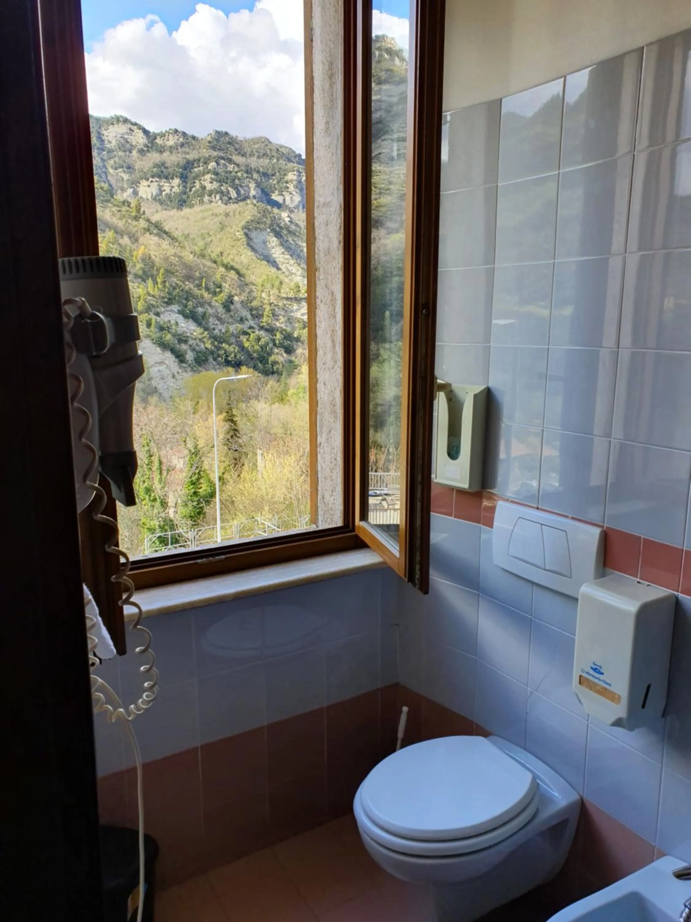 Toilet in Albergo Ristorante Terme