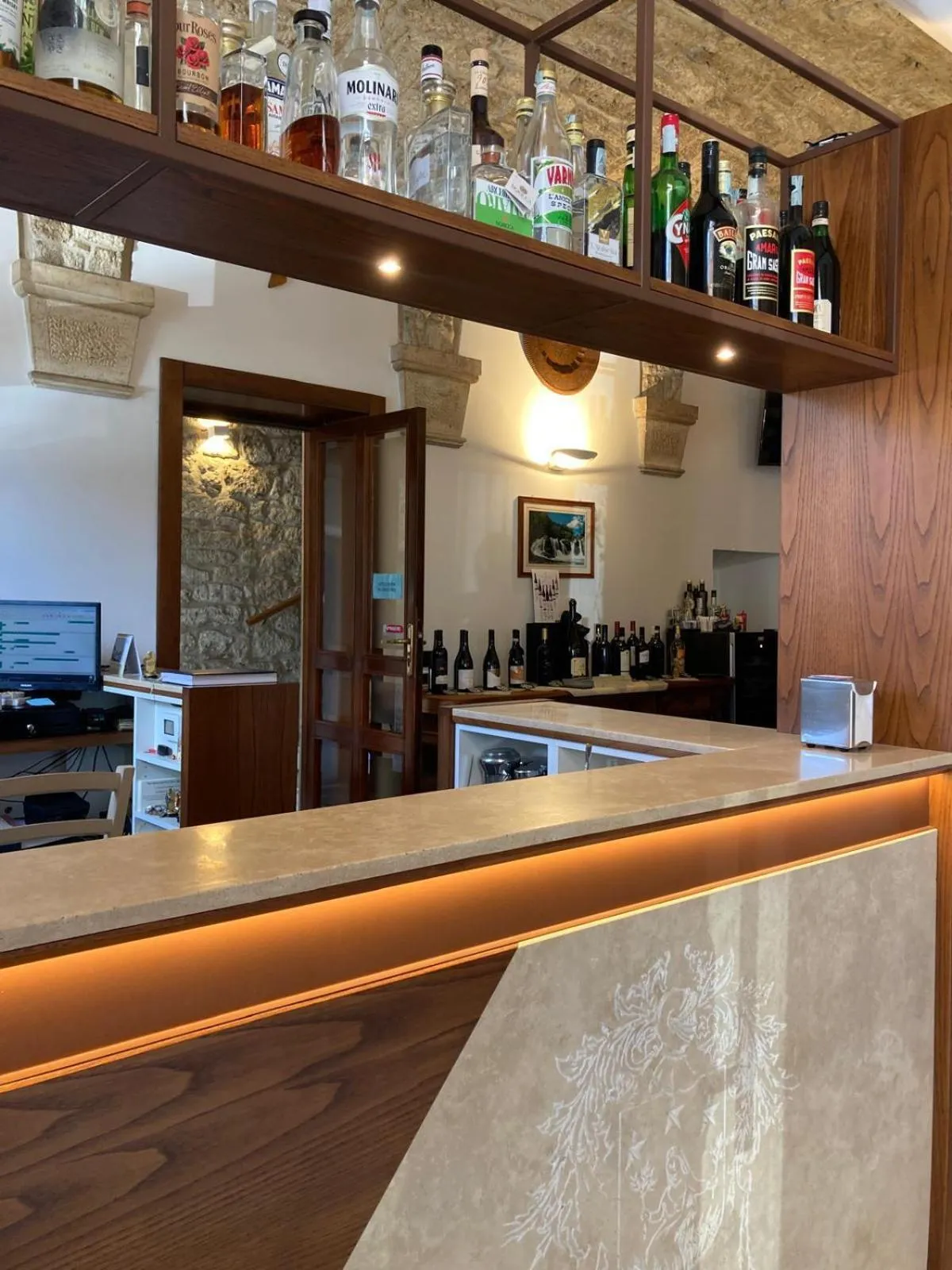 Lobby or reception in Albergo Ristorante Terme