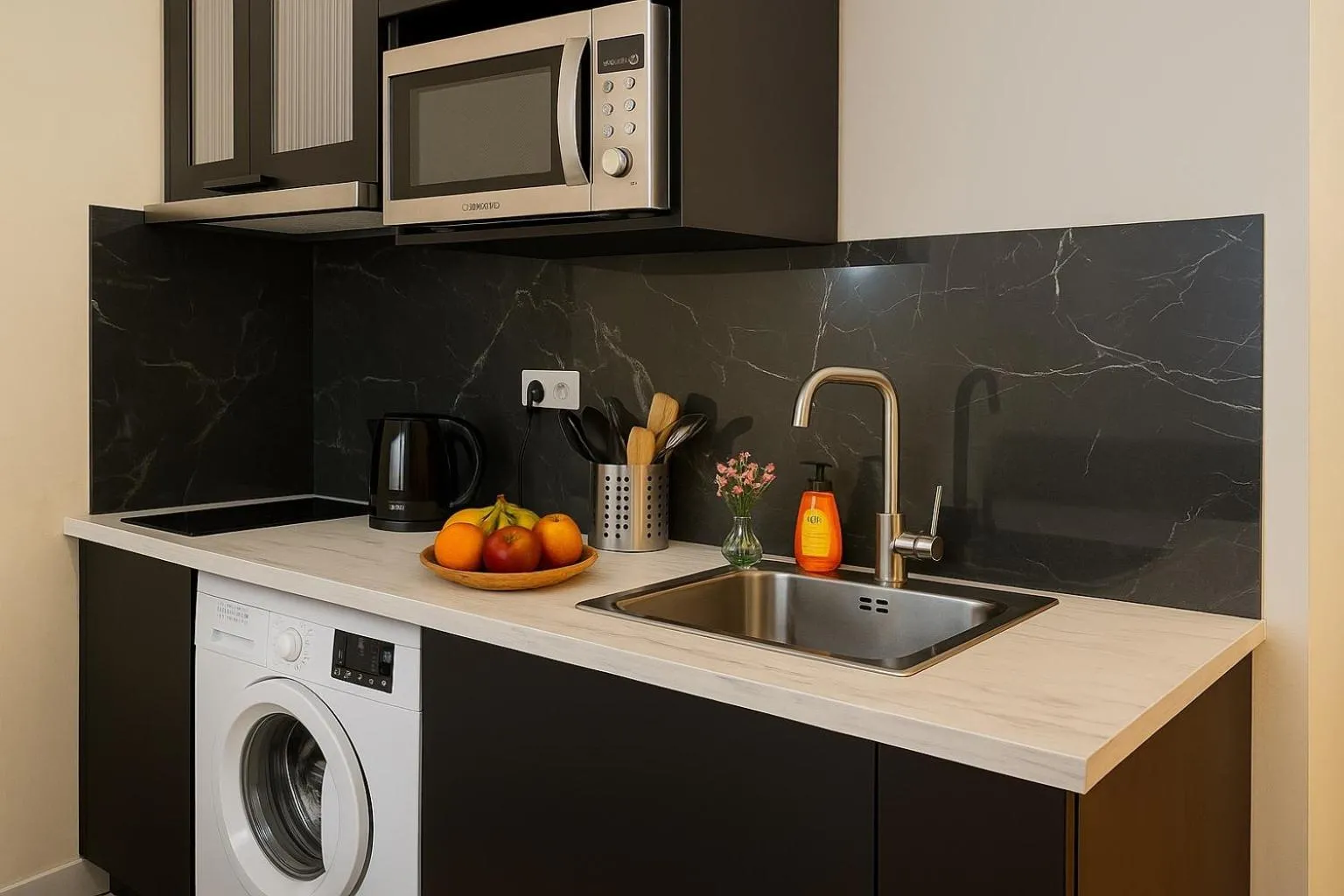 Kitchen or kitchenette in ARC DE TRIOMPHE-CARNOT Luxury & Design