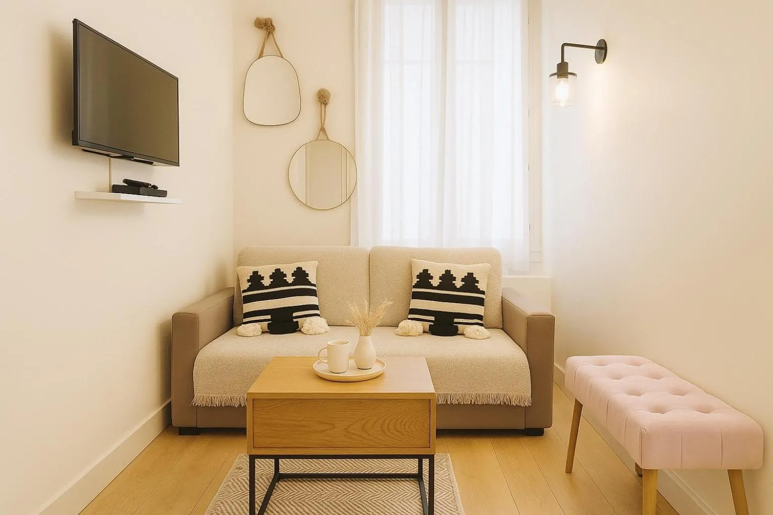 TV and multimedia, Bed in ARC DE TRIOMPHE-CARNOT Luxury & Design