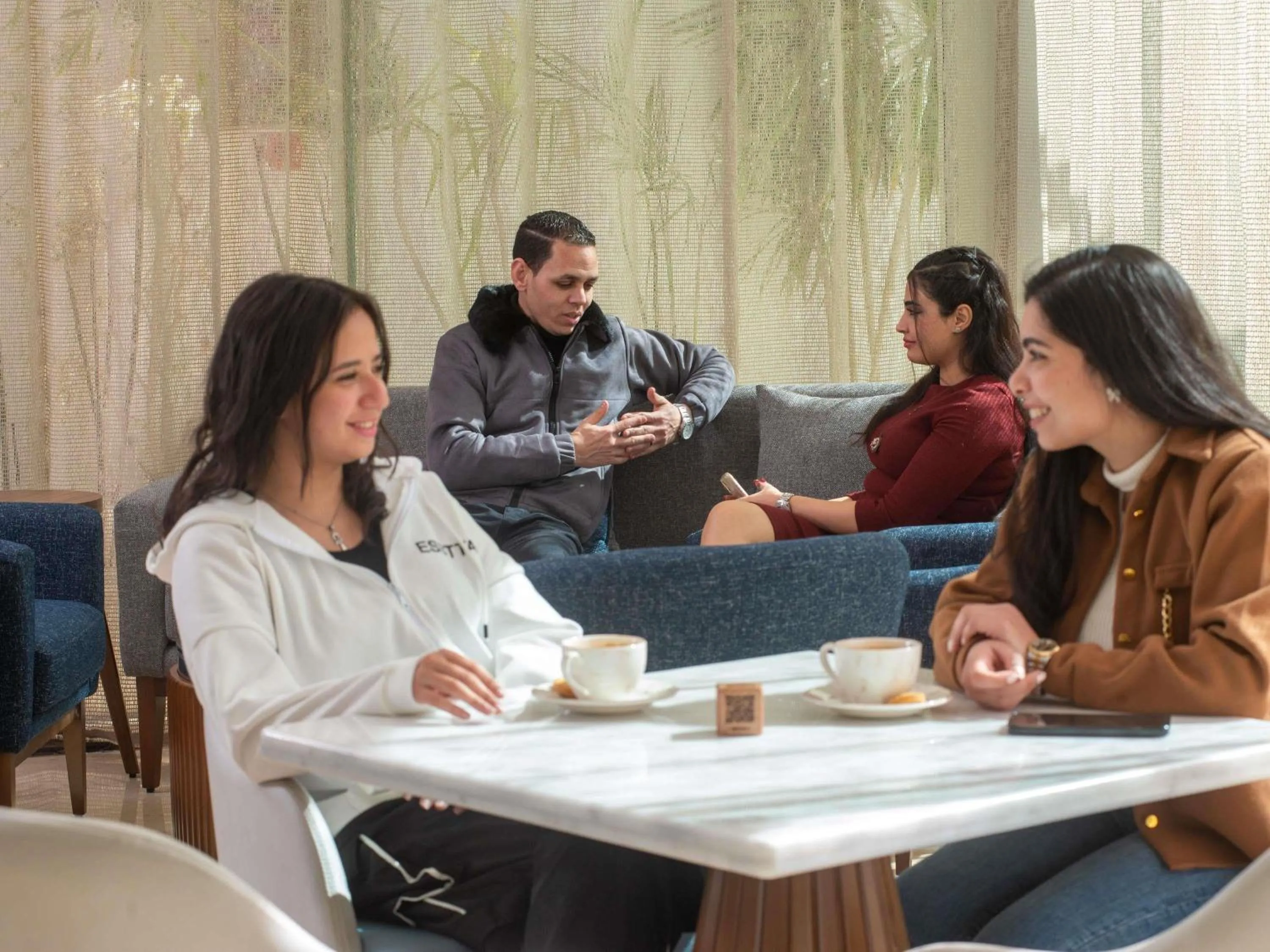 Lounge or bar in Novotel Cairo El Borg