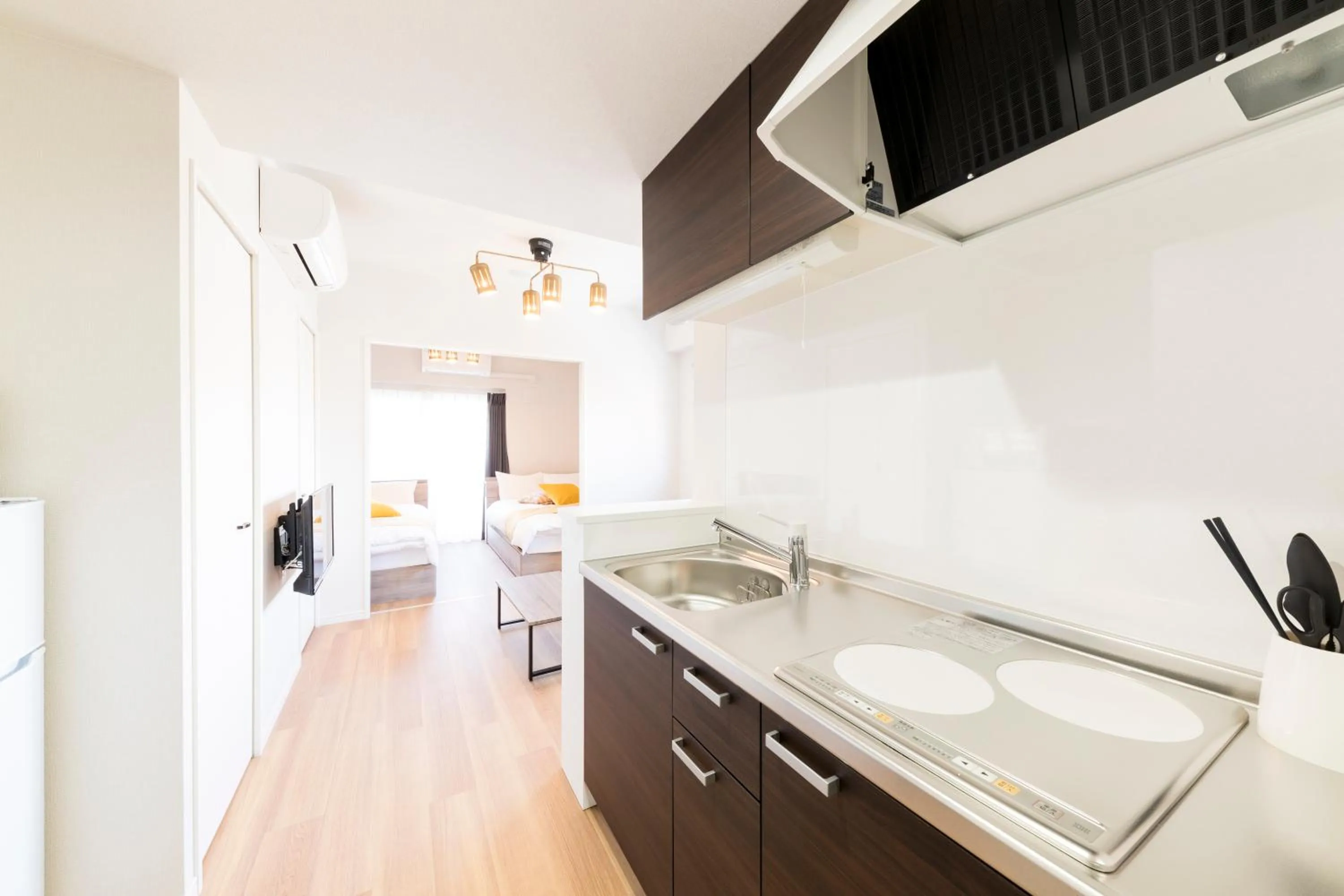 kitchen in SG Residence Inn Hakataekiminami