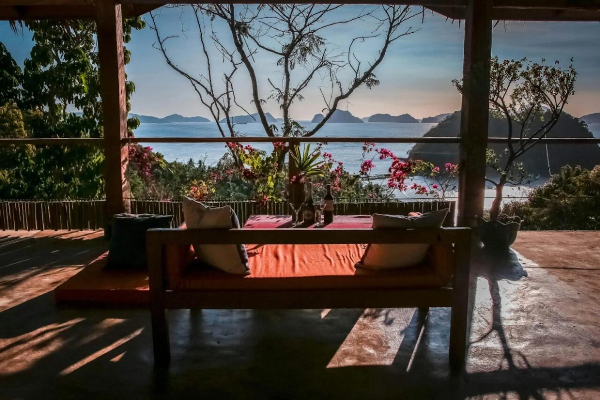 Balcony/Terrace in Lexias Hostel and Workspace - El Nido