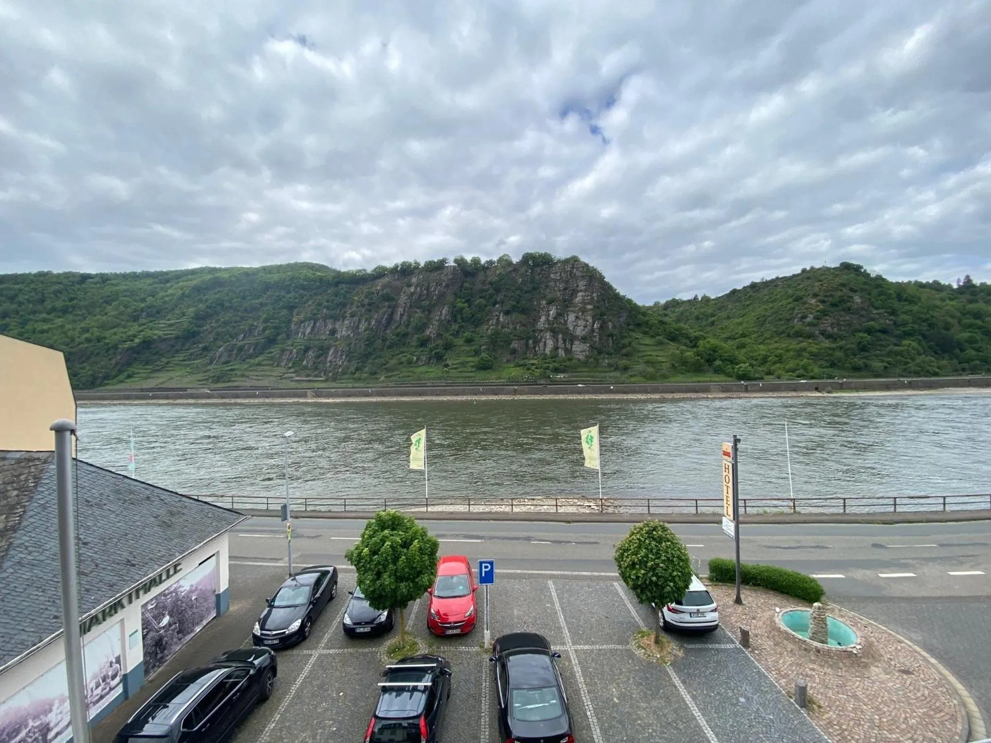 River view in Hotel & Restaurant Krone