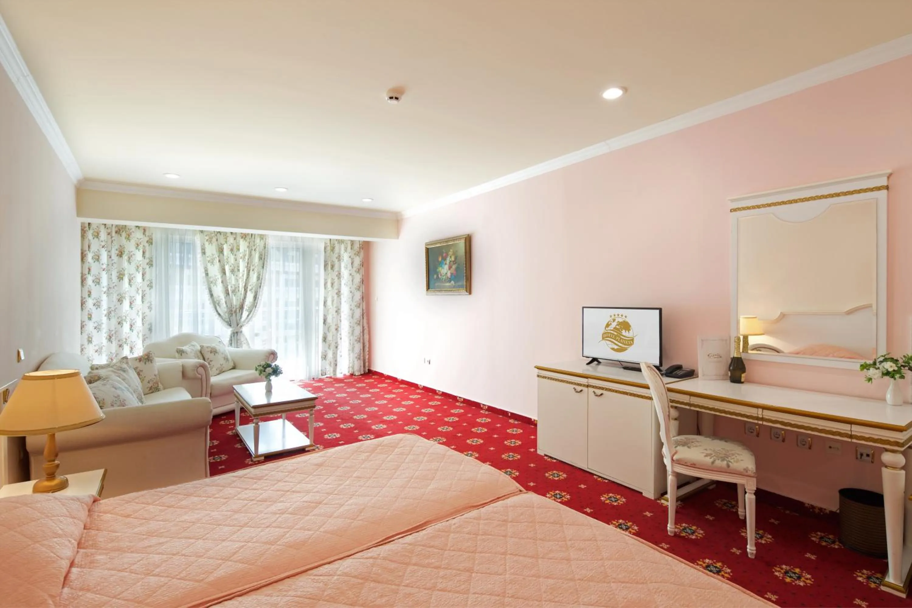 Photo of the whole room, Bed in Planeta Hotel & Aquapark FREE Beach Access - ULTRA All Inclusive