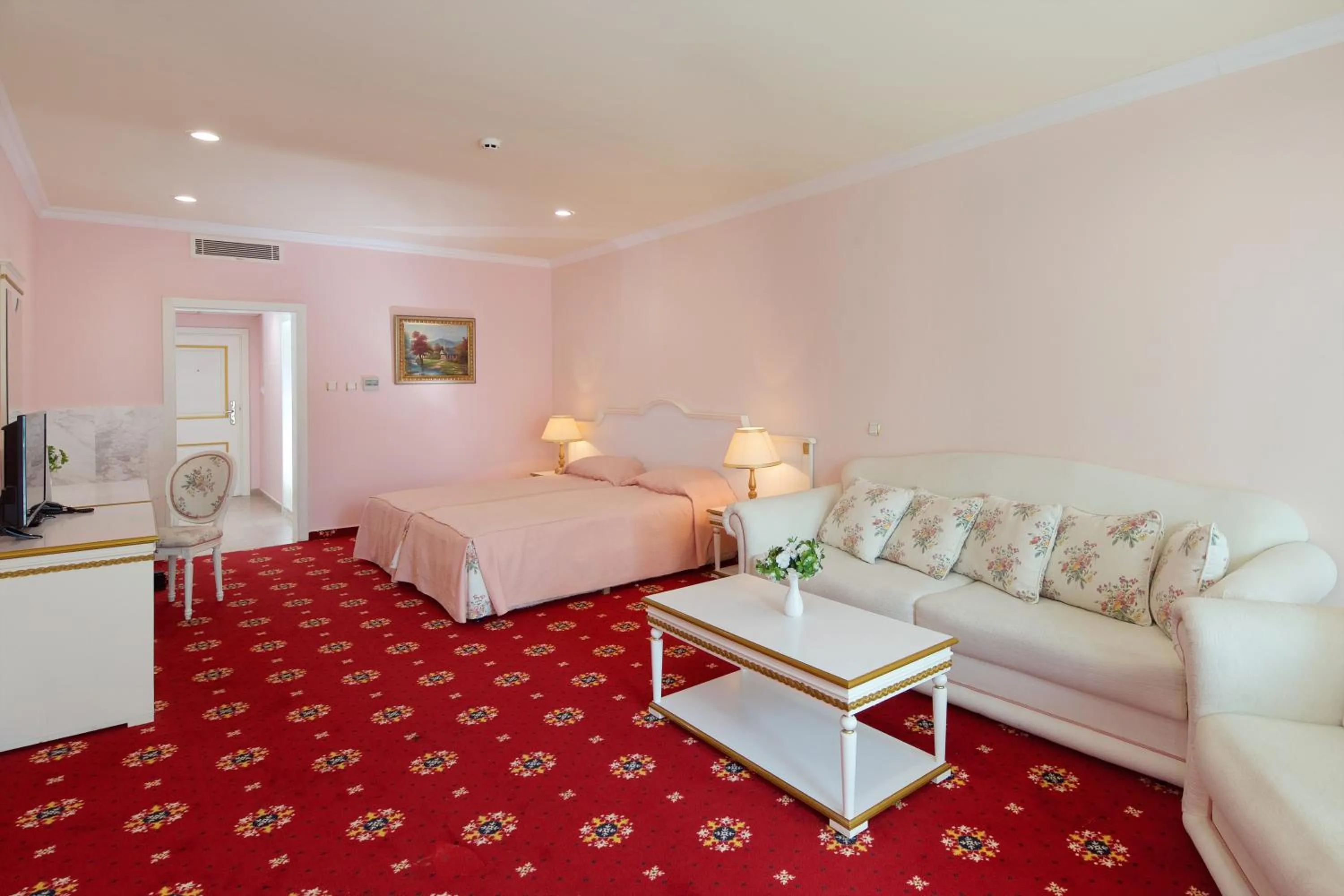 Photo of the whole room, Bed in Planeta Hotel & Aquapark FREE Beach Access - ULTRA All Inclusive