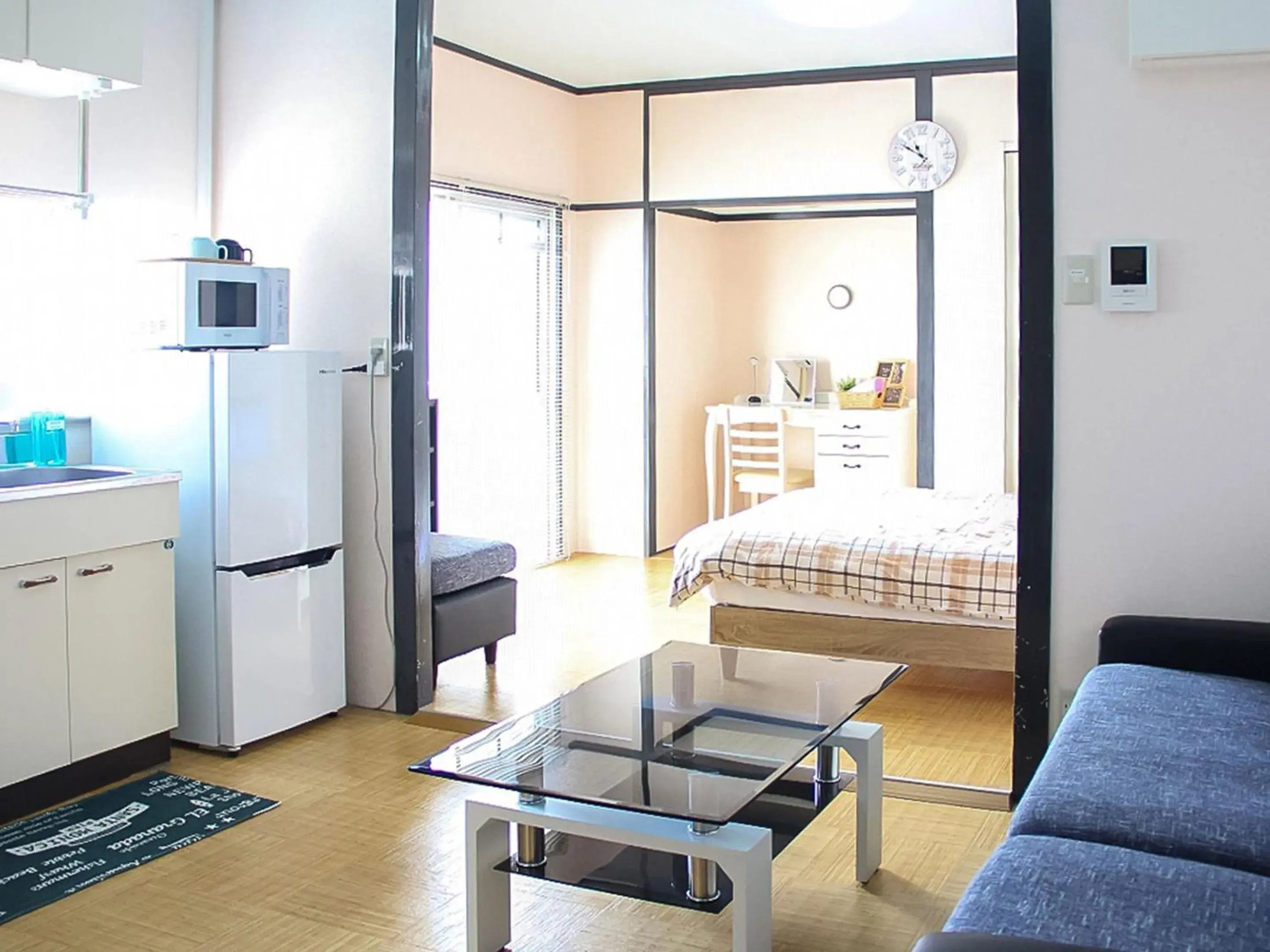 Living room, Bed in Calm house Beppukitahama Living room, Bed in Calm house Beppukitahama