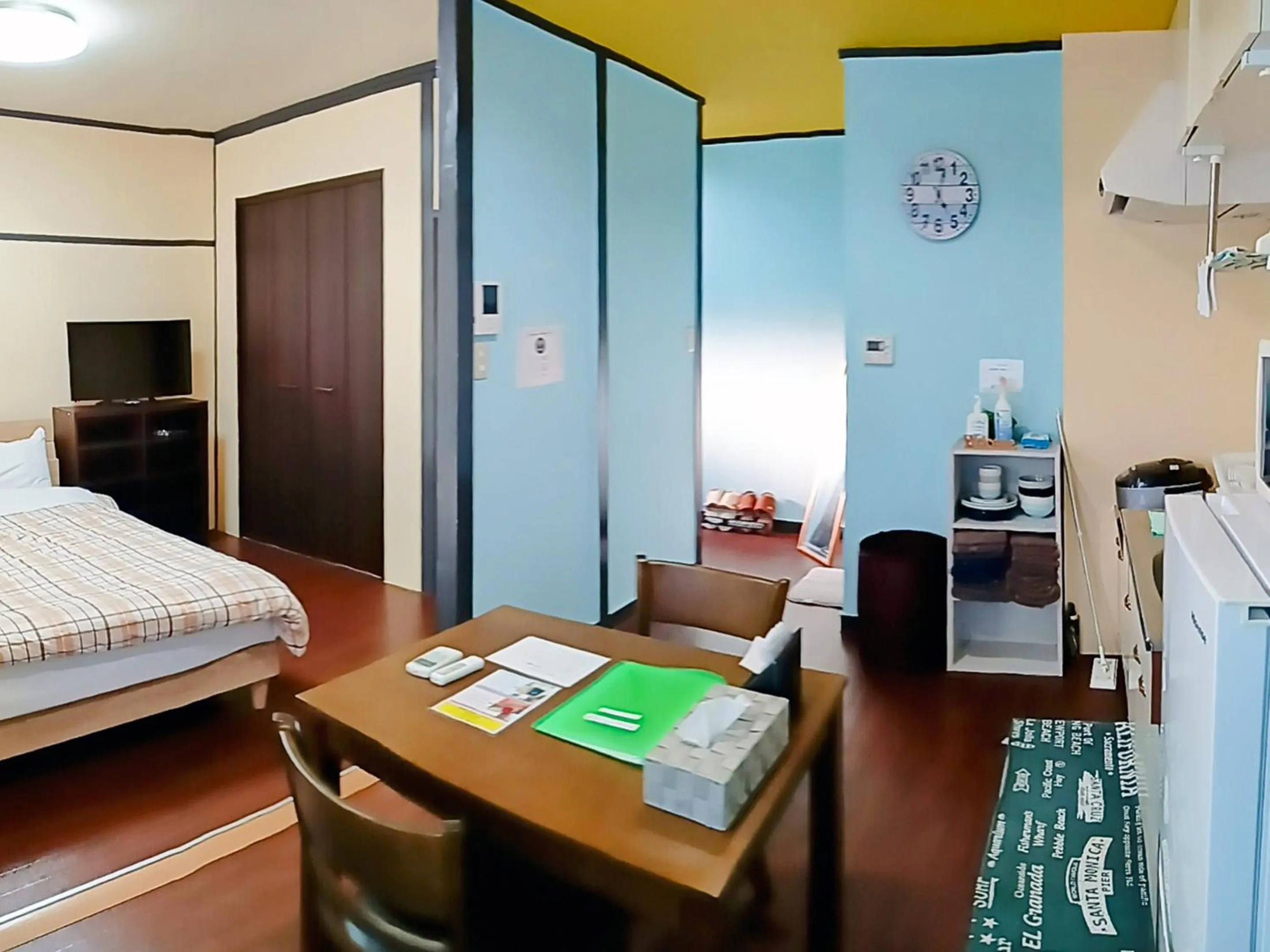 Photo of the whole room, Bed in Calm house Beppukitahama