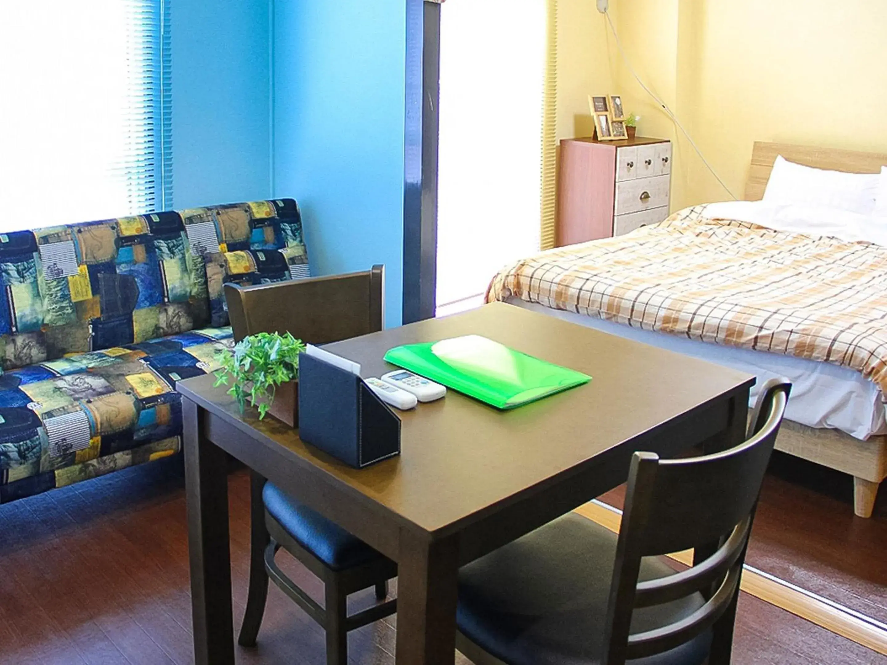 Photo of the whole room, Bed in Calm house Beppukitahama Photo of the whole room, Bed in Calm house Beppukitahama