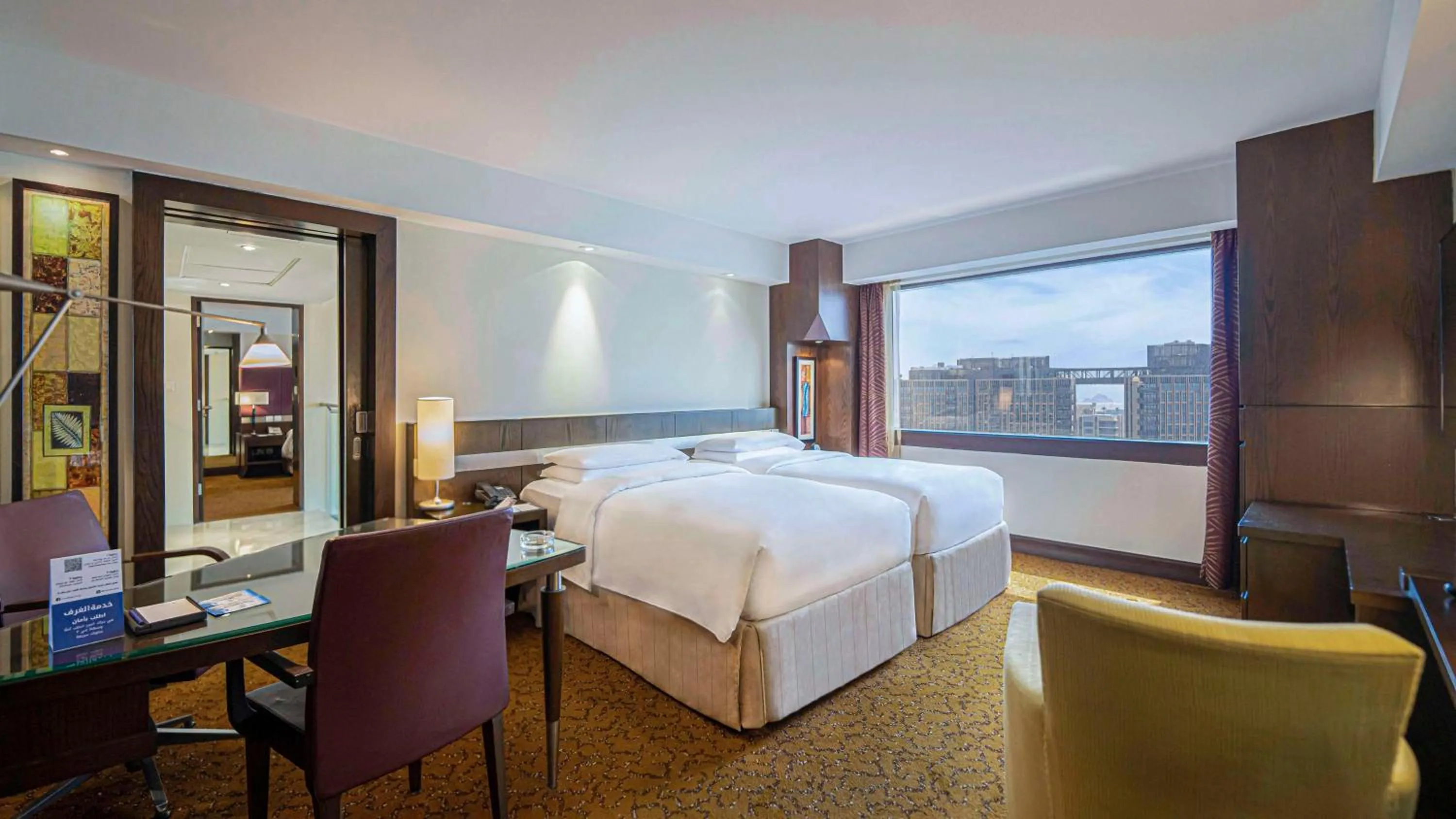 Bedroom, Bed in Hyatt Regency Dubai - Corniche