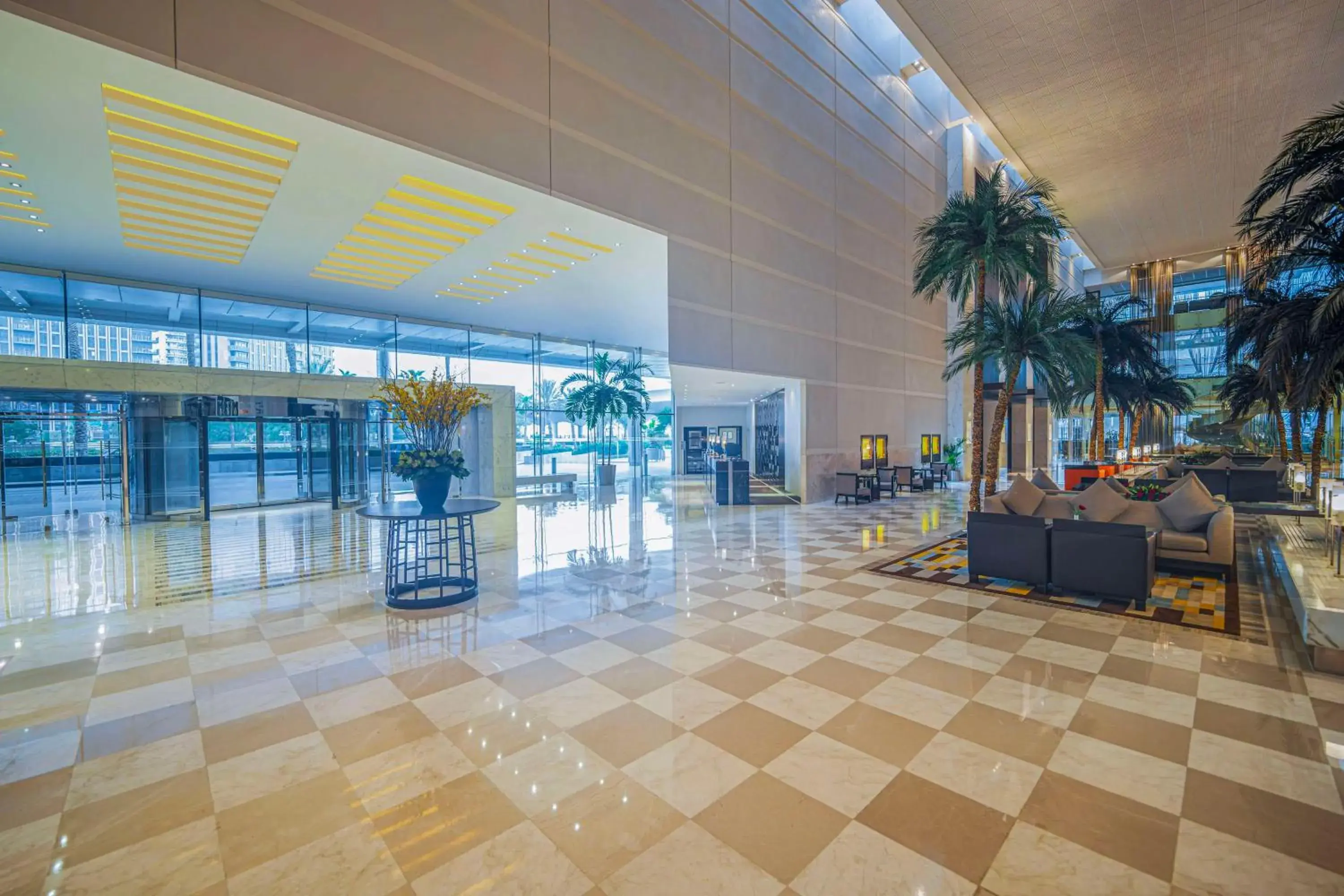 Lobby or reception in Hyatt Regency Dubai - Corniche Lobby or reception in Hyatt Regency Dubai - Corniche