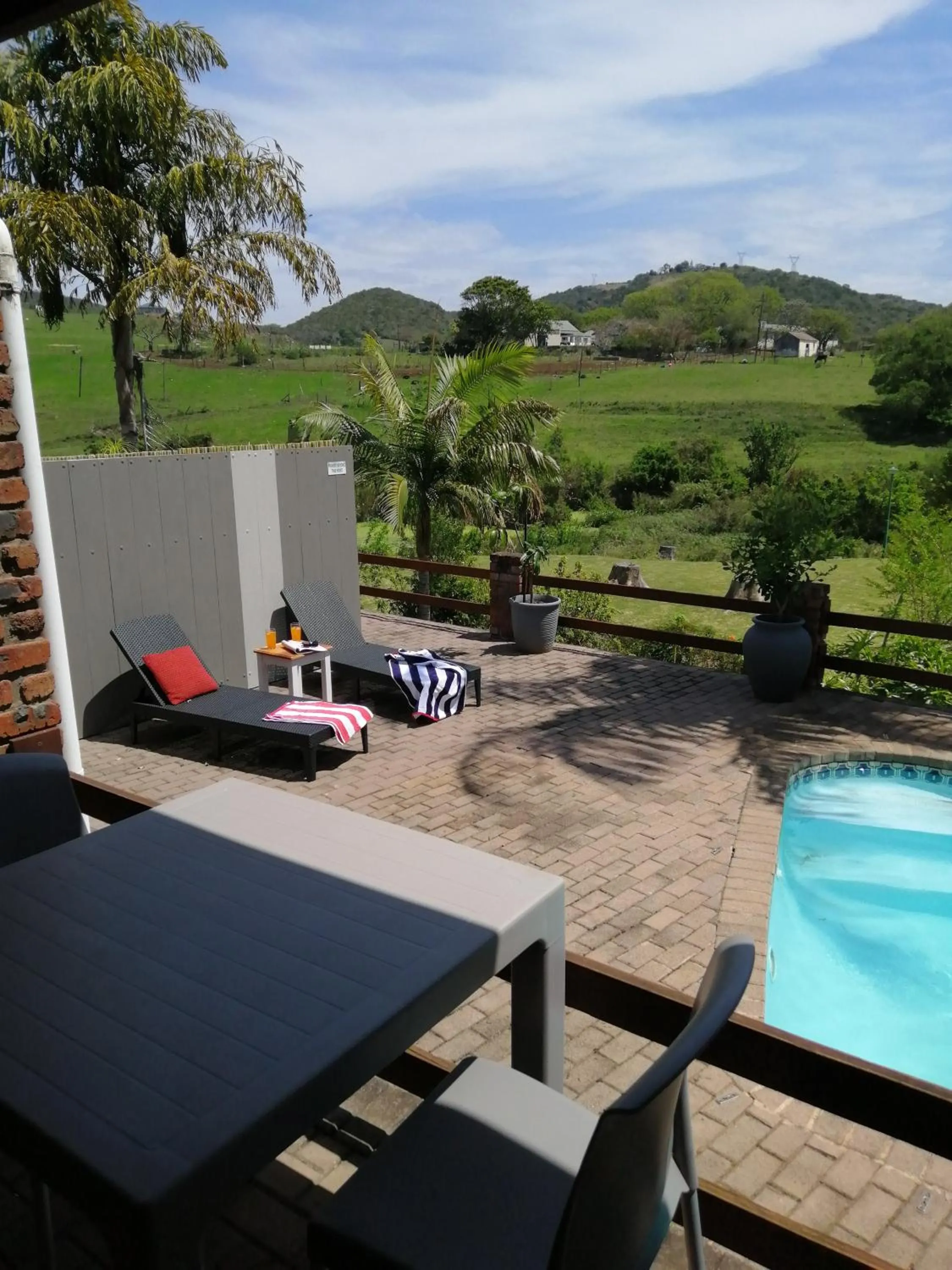 Patio in Farm View Guest House