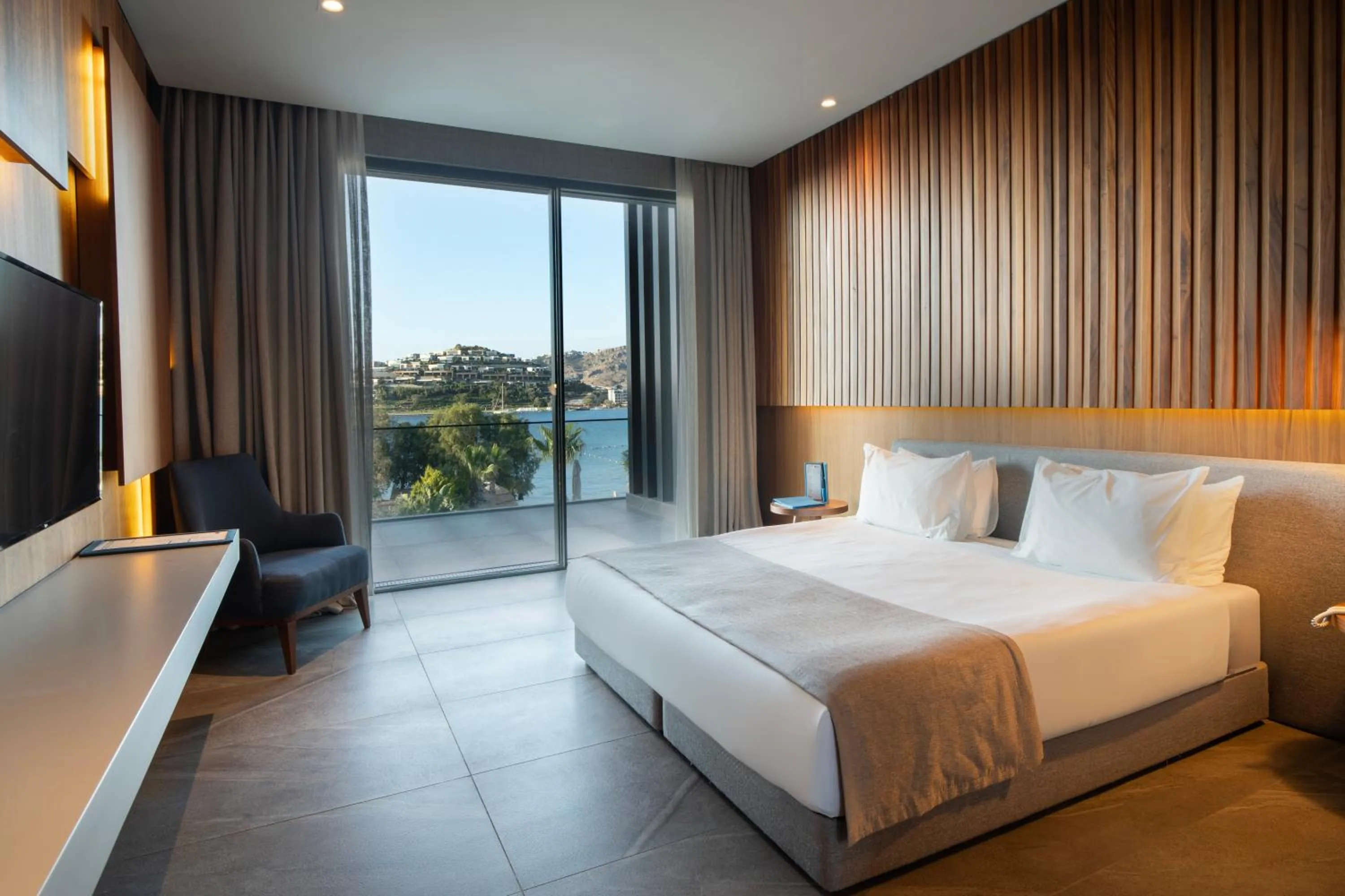 Bed in Arts Hotel Bodrum Yalikavak