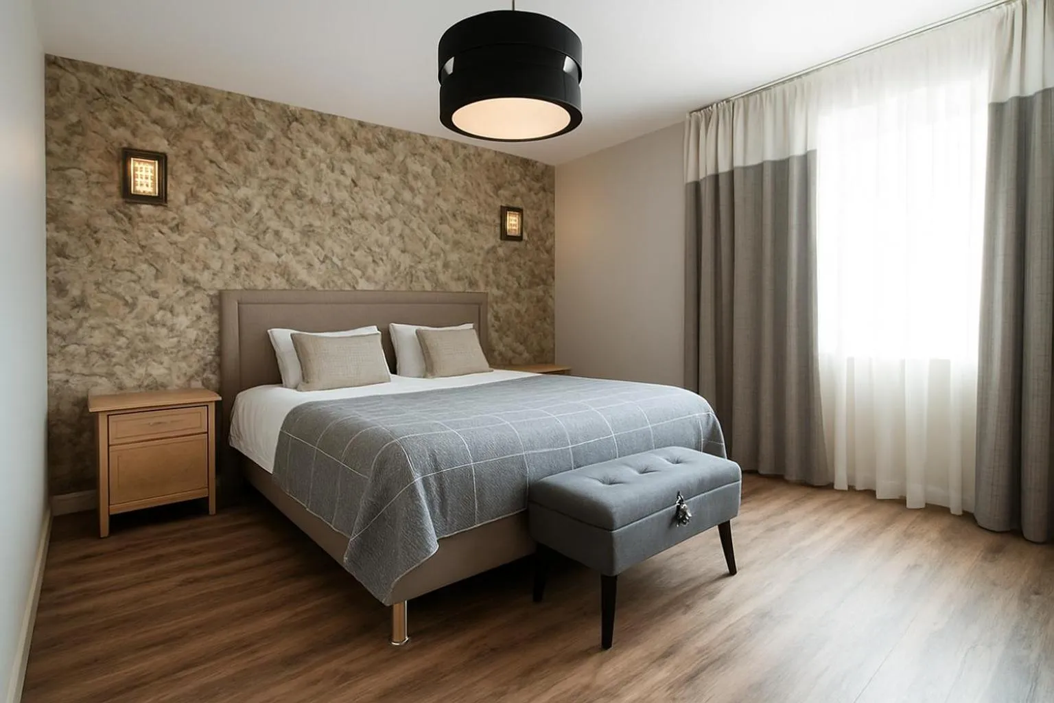 Bed in Hôtel L'ange de la vallée