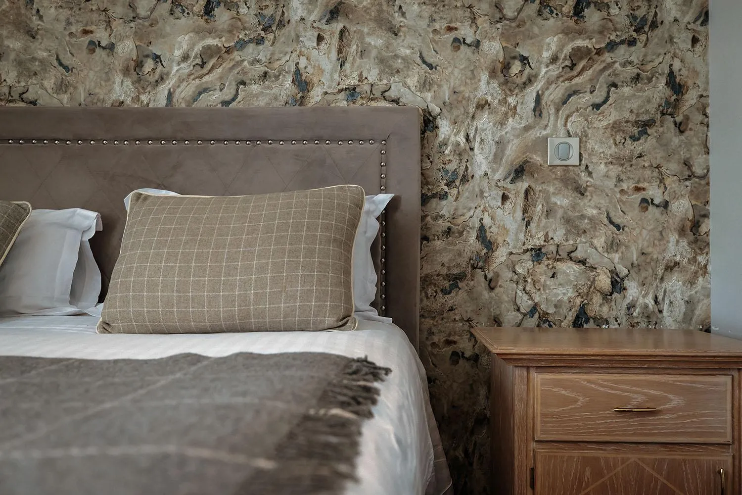 Bed in Hôtel L'ange de la vallée