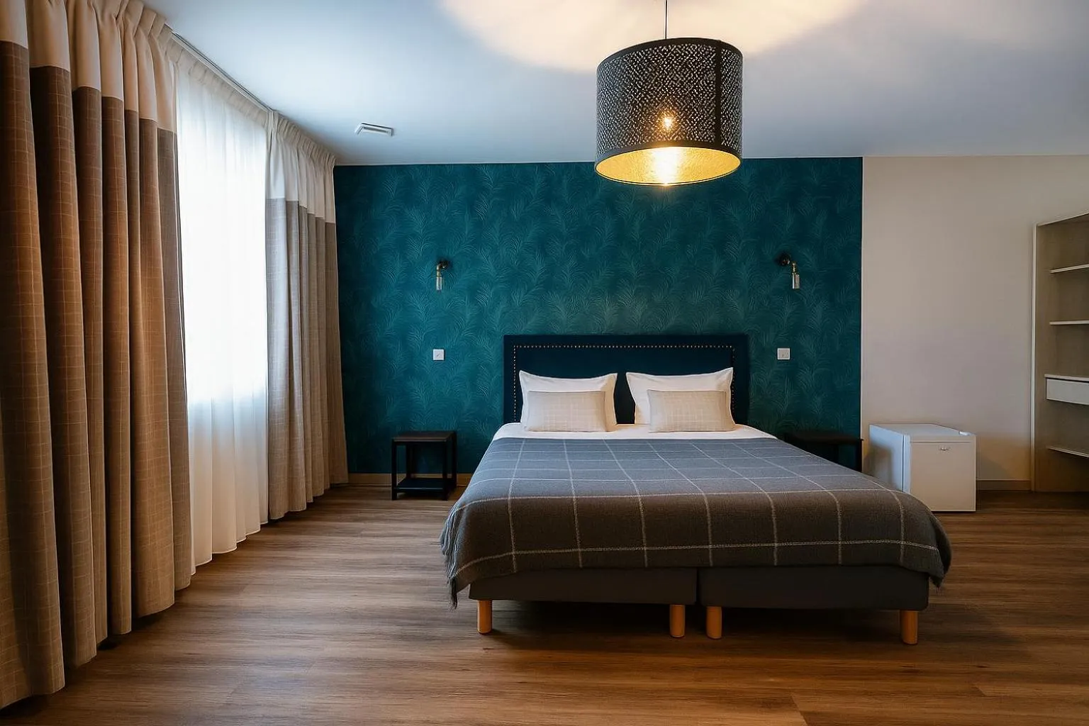 Bed in Hôtel L'ange de la vallée