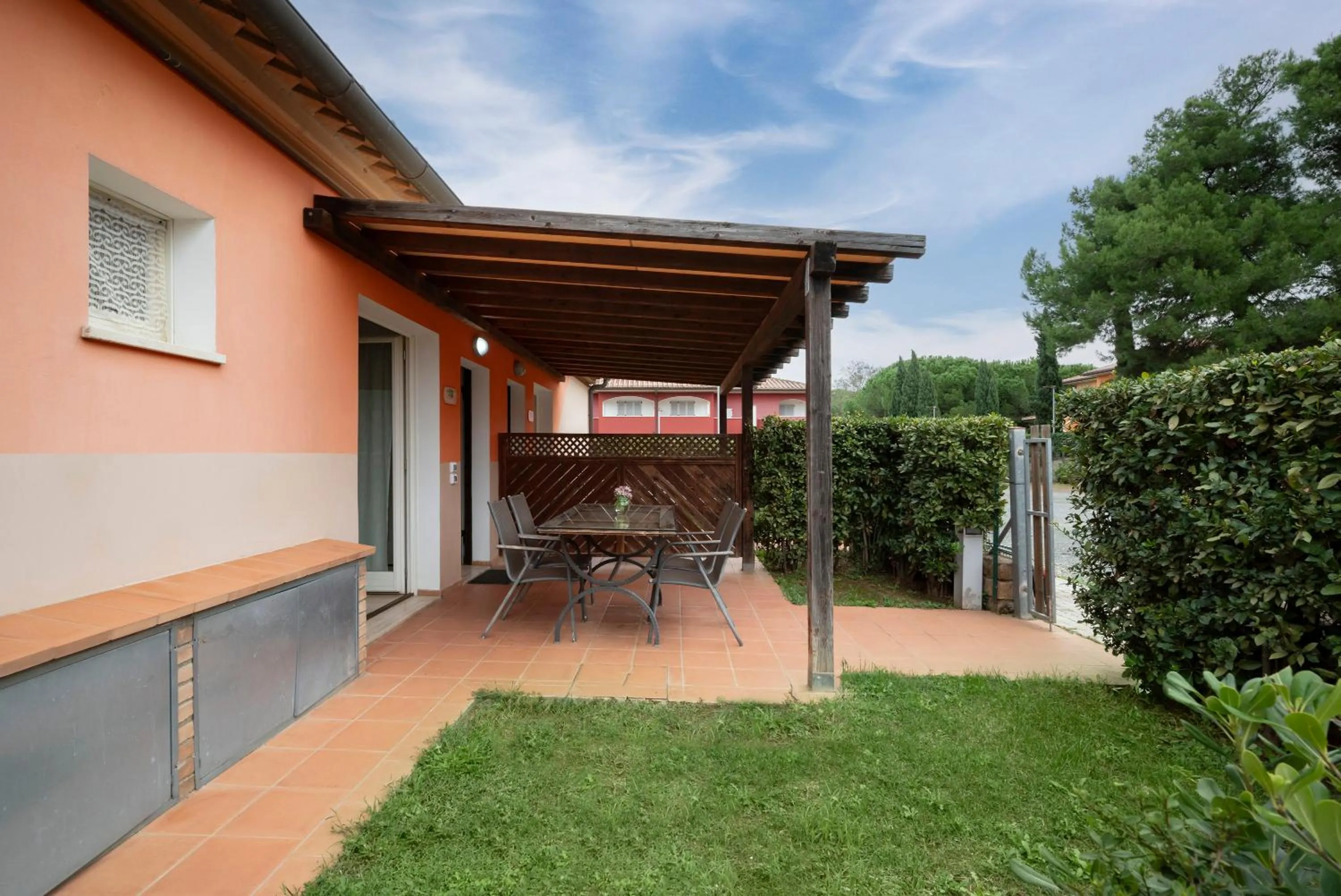 Patio in Ombra Verde Residence e B&B