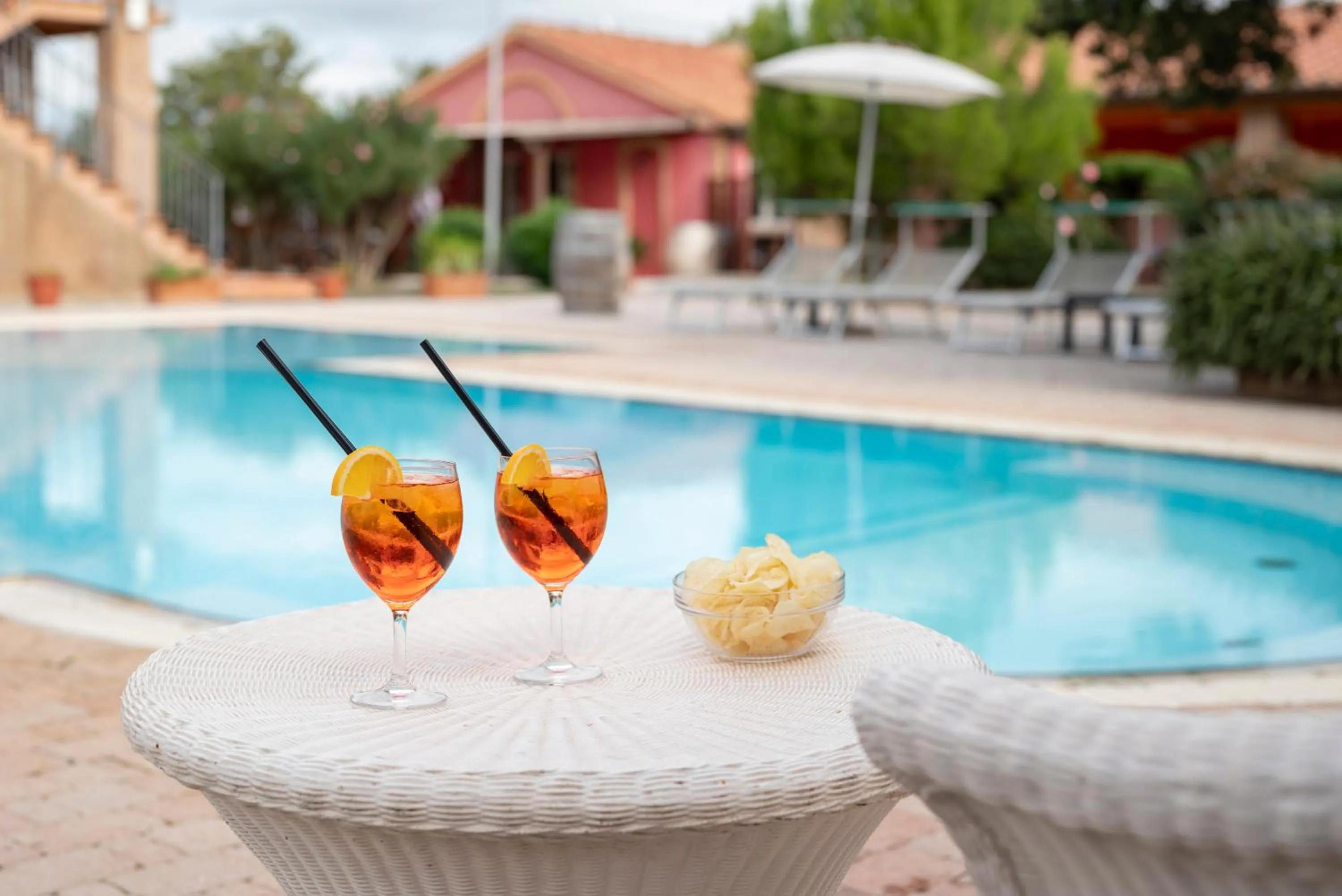 Pool view in Ombra Verde Residence e B&B