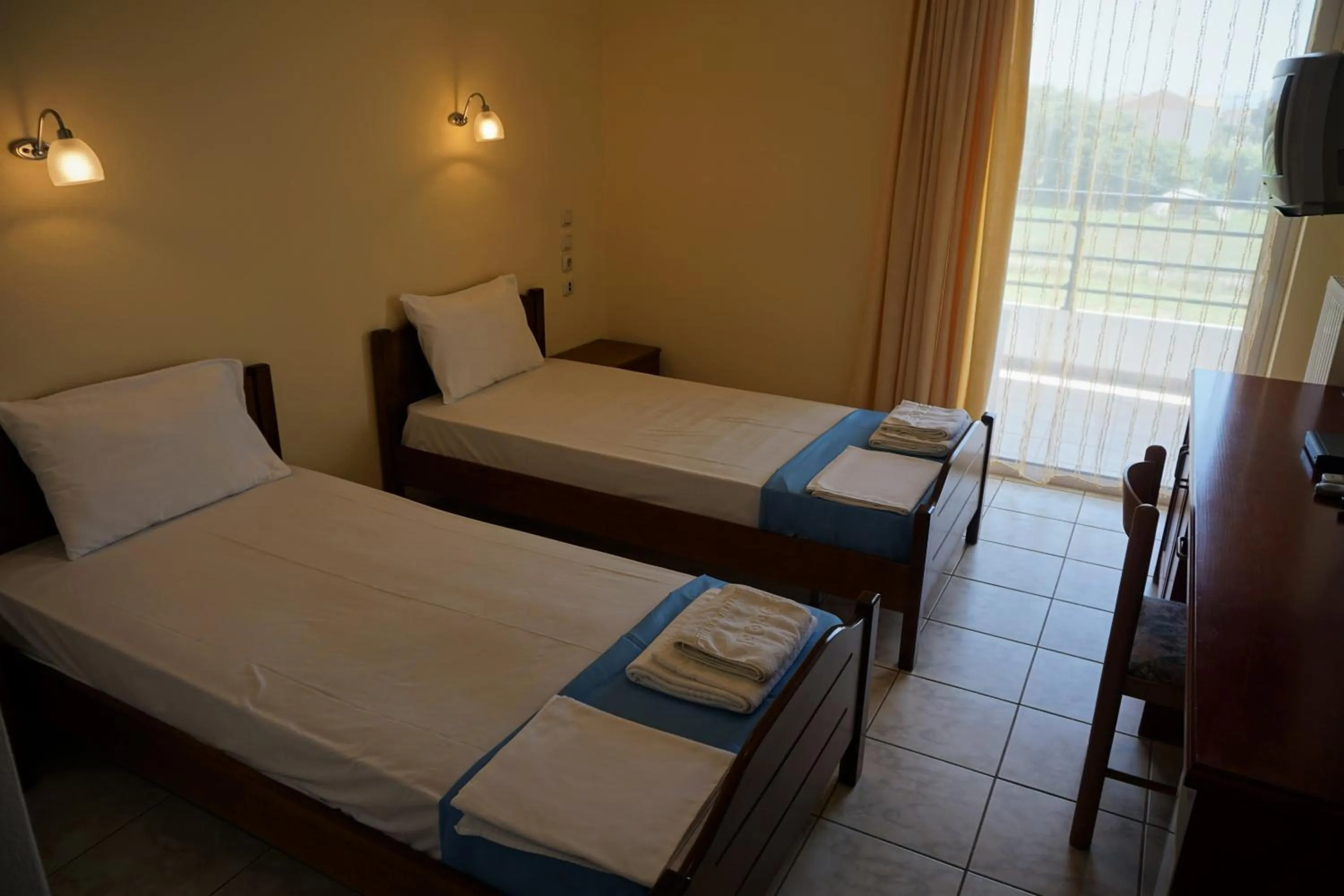 Bedroom in Iraklis Hotel