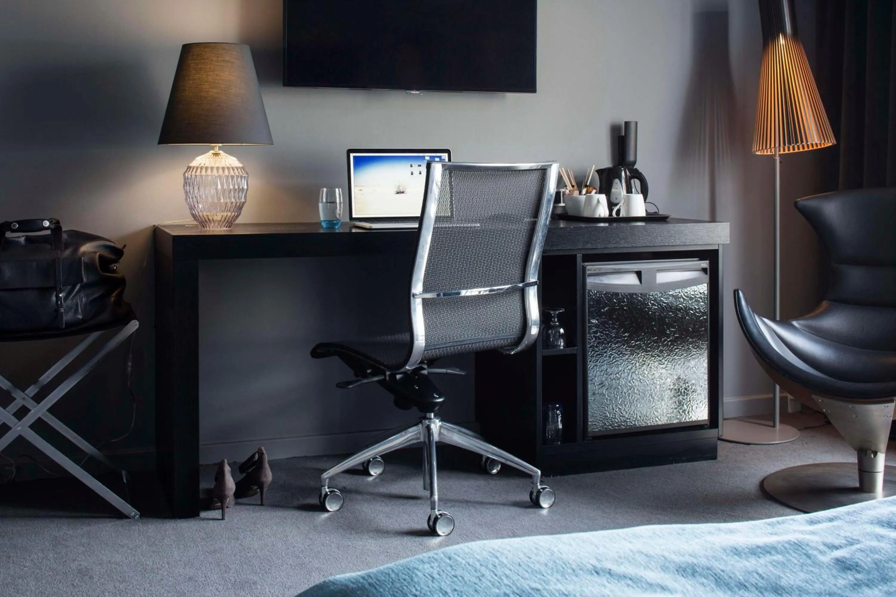 Bedroom, Bed in Scandic Front