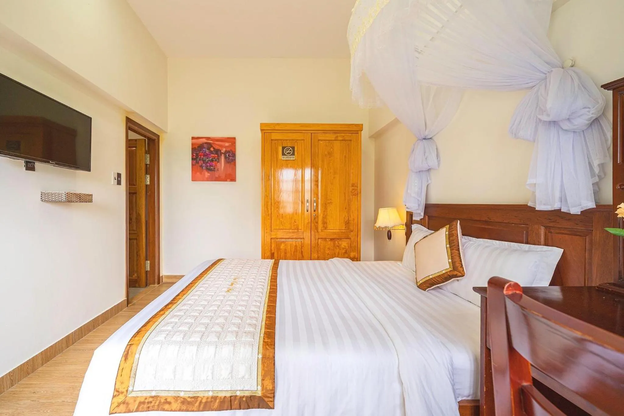 Bed in Dieu Thong Hotel